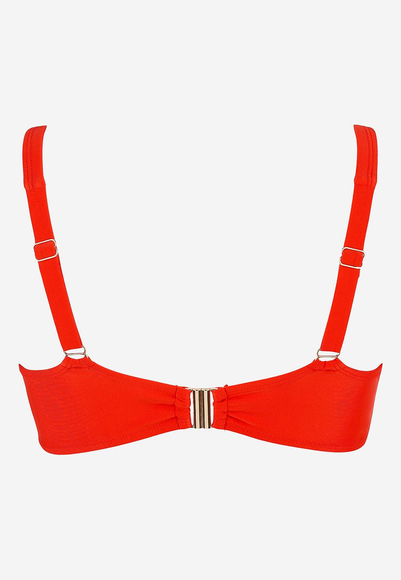 Unicoloured, wireless bikini bra Nerja