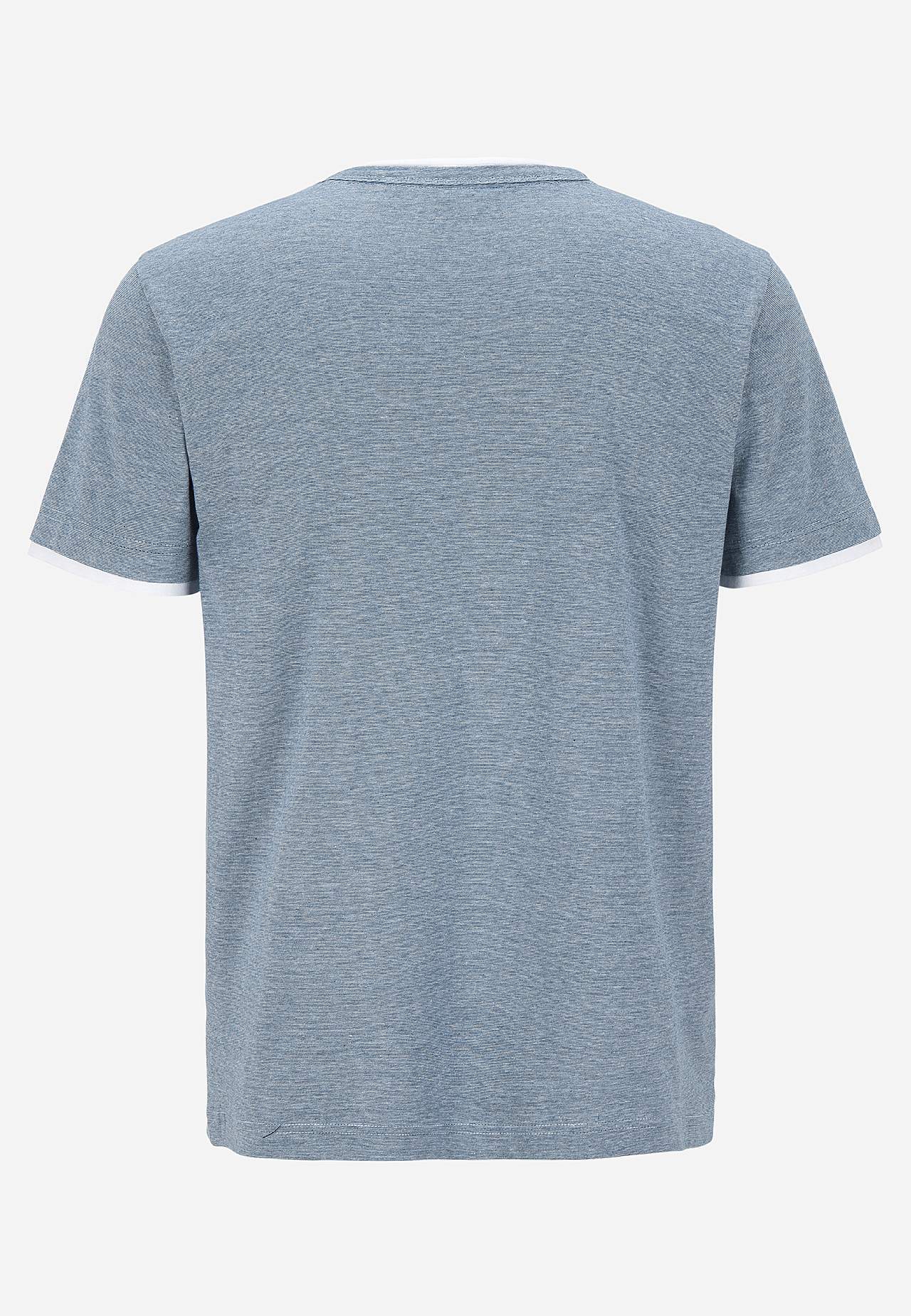 T-shirt with button placket