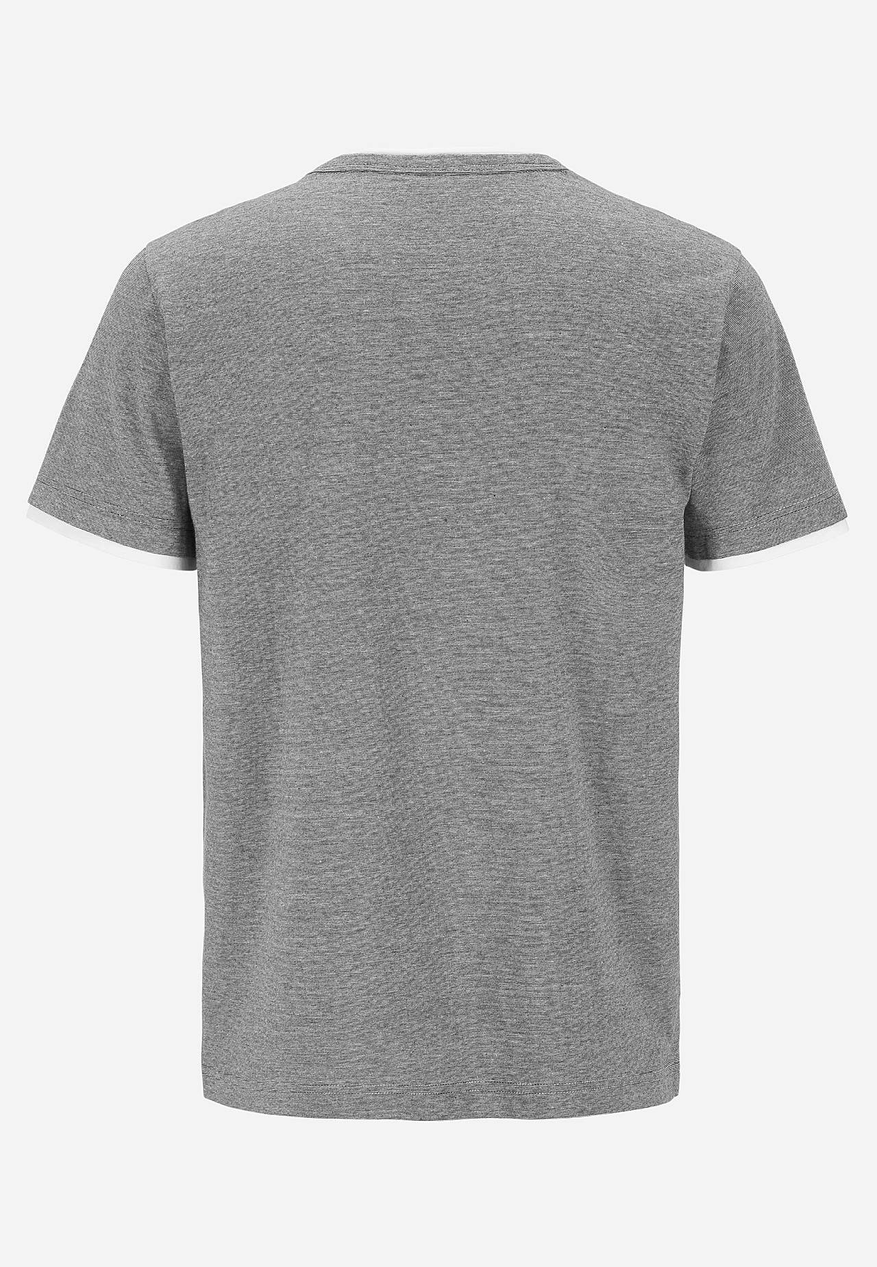 T-shirt with button placket