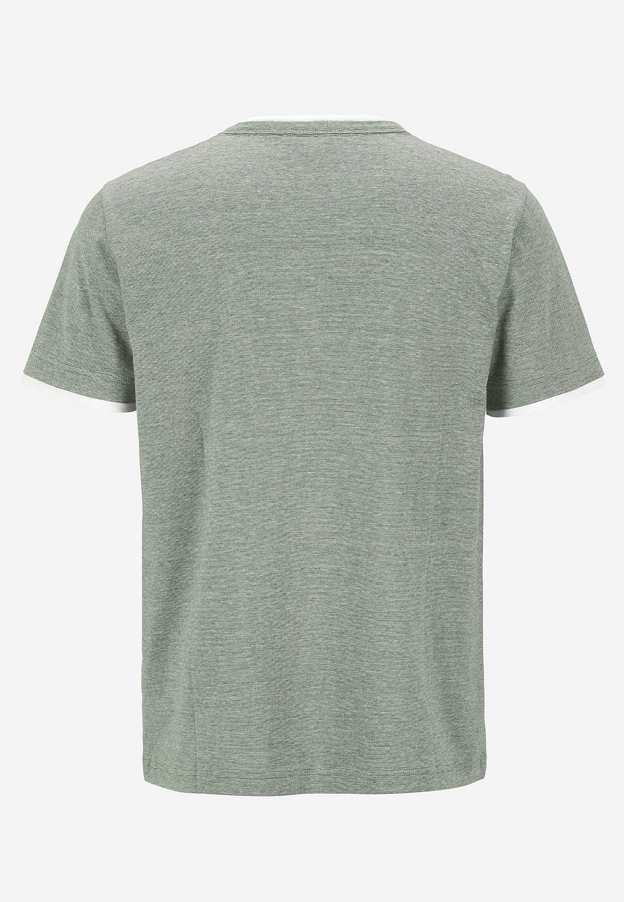 T-shirt with button placket