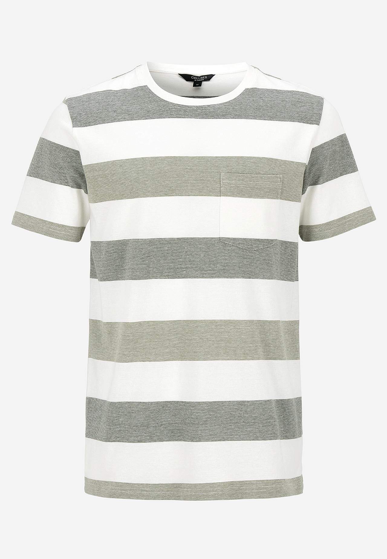 T-shirt with wide stripes Johannes