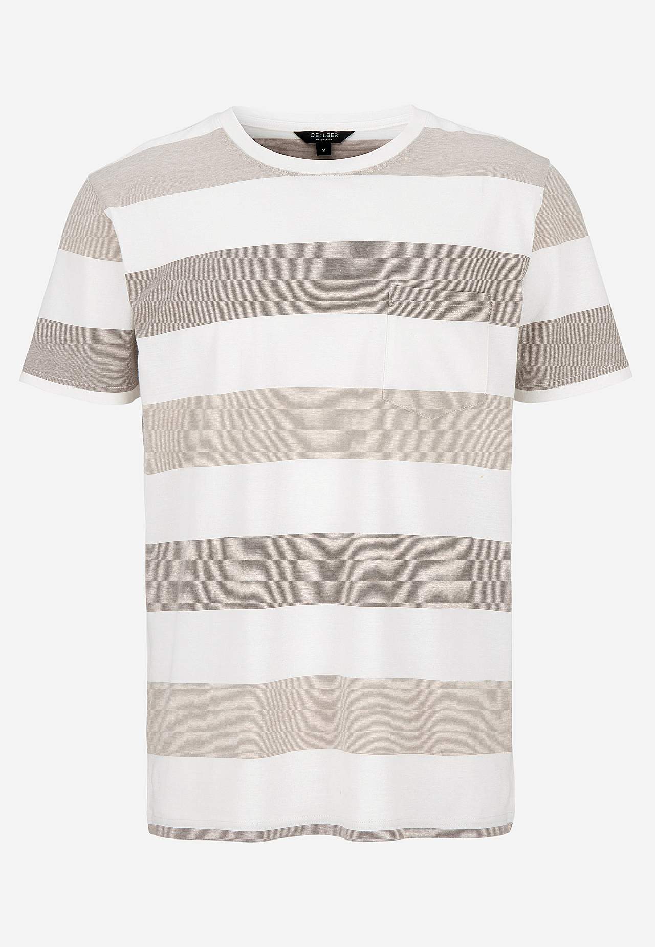 T-shirt with wide stripes Johannes