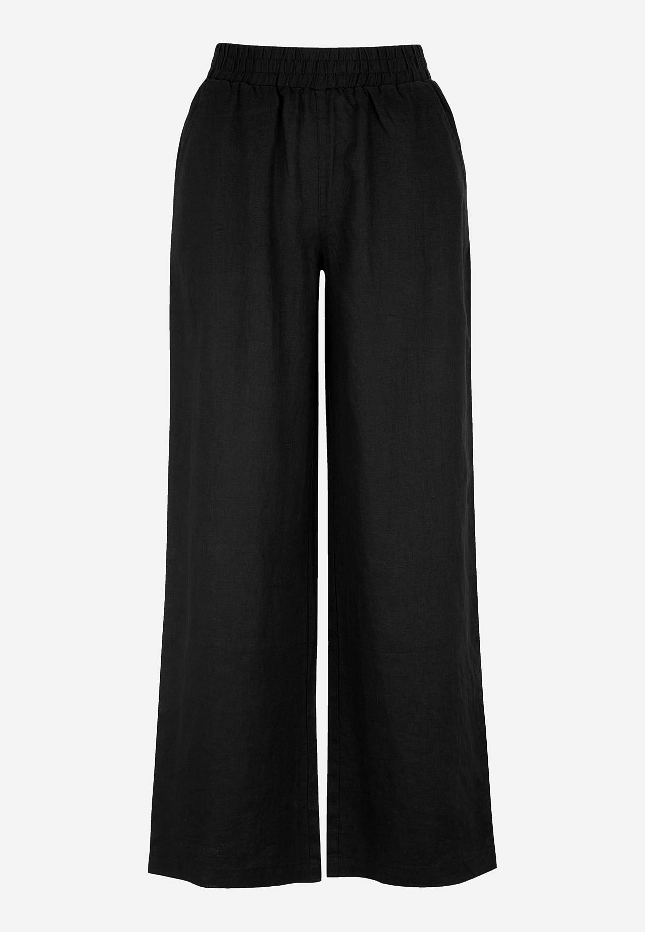Linen Premium trousers with wide legs