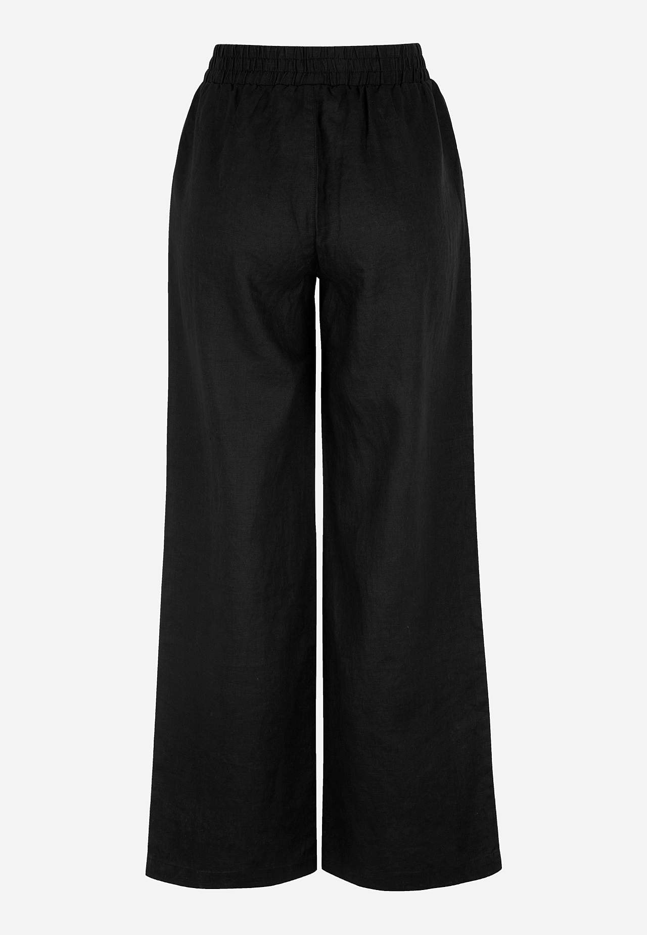 Linen Premium trousers with wide legs
