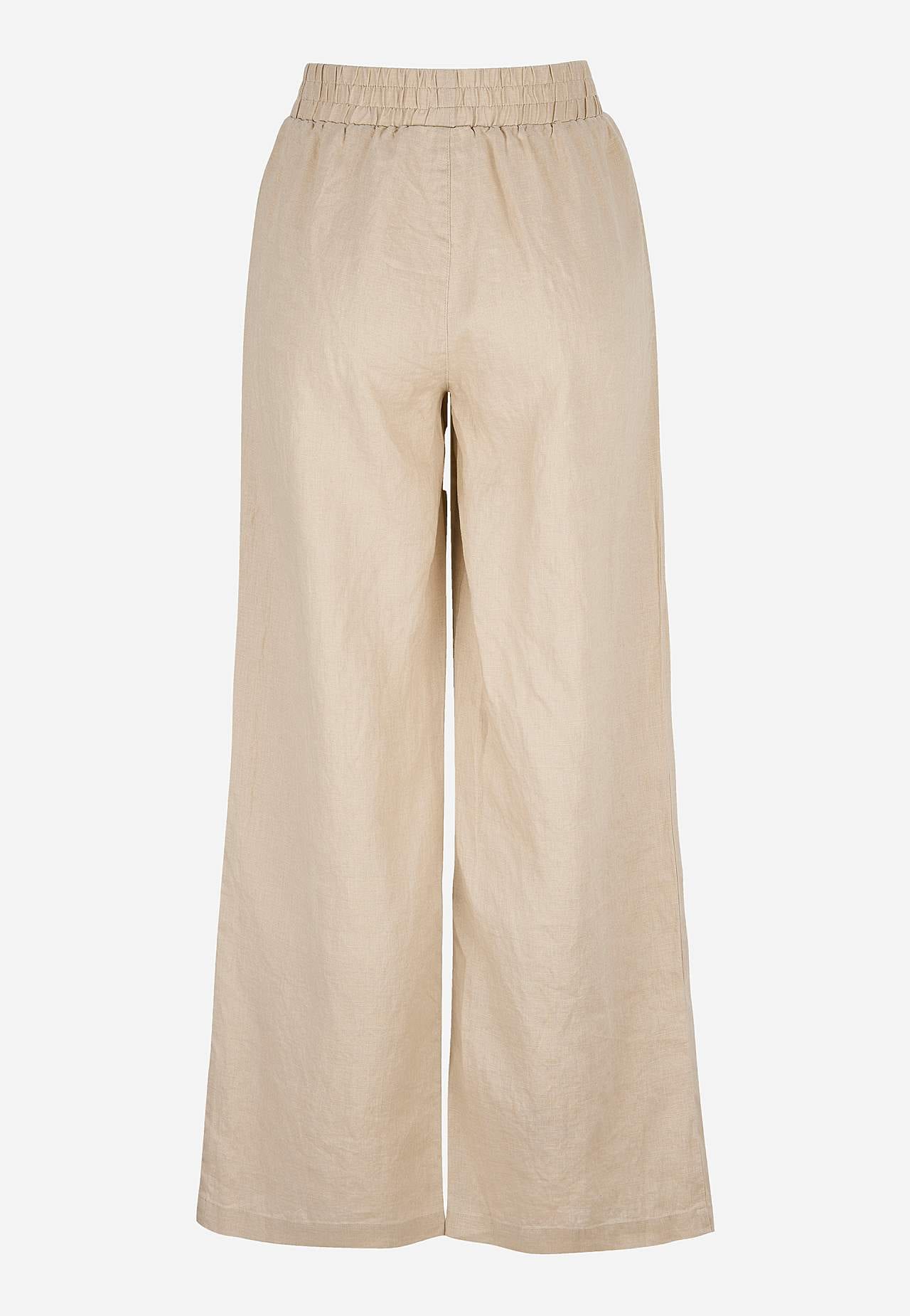 Linen Premium trousers with wide legs