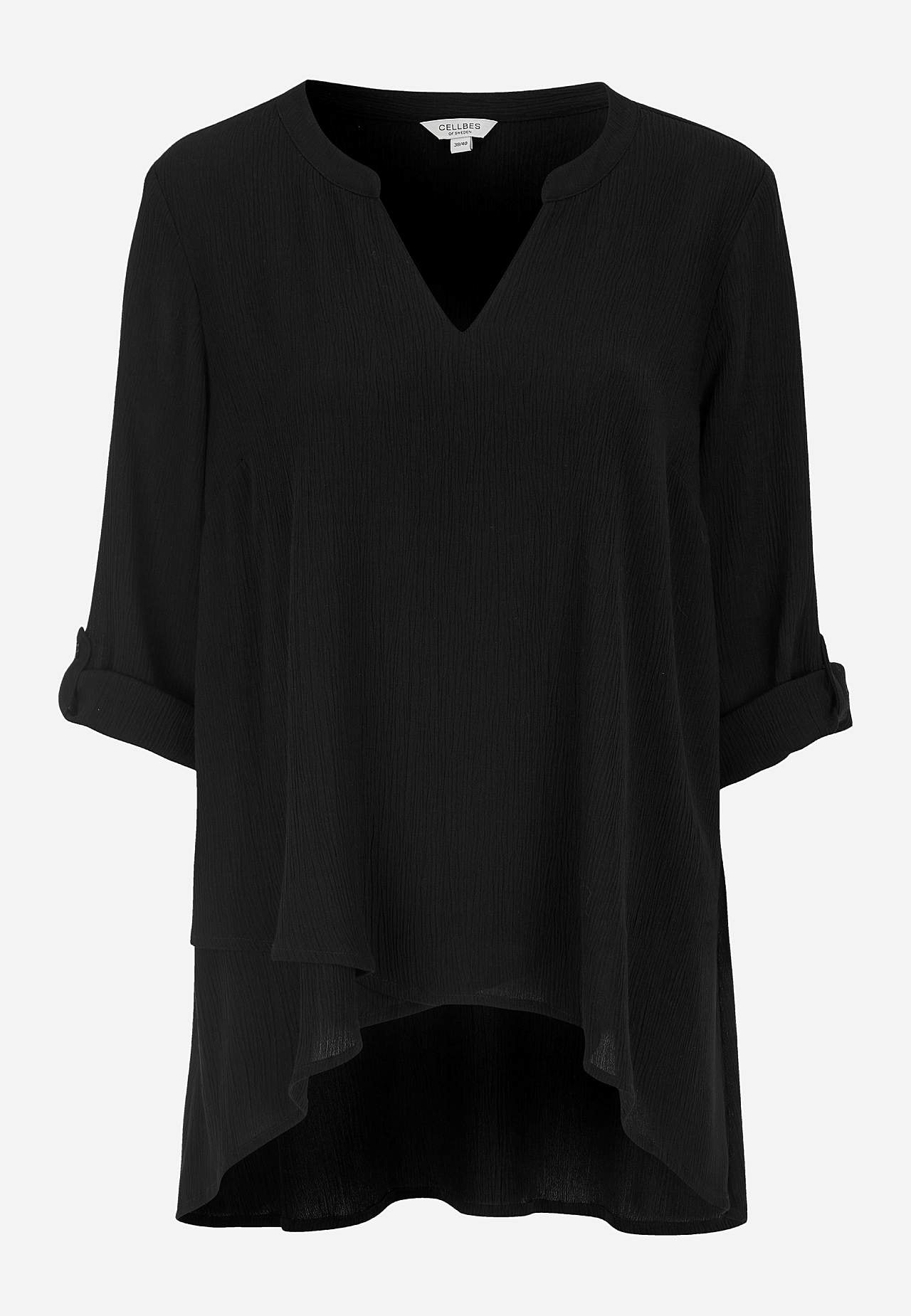 Tunic with 3/4 length sleeves