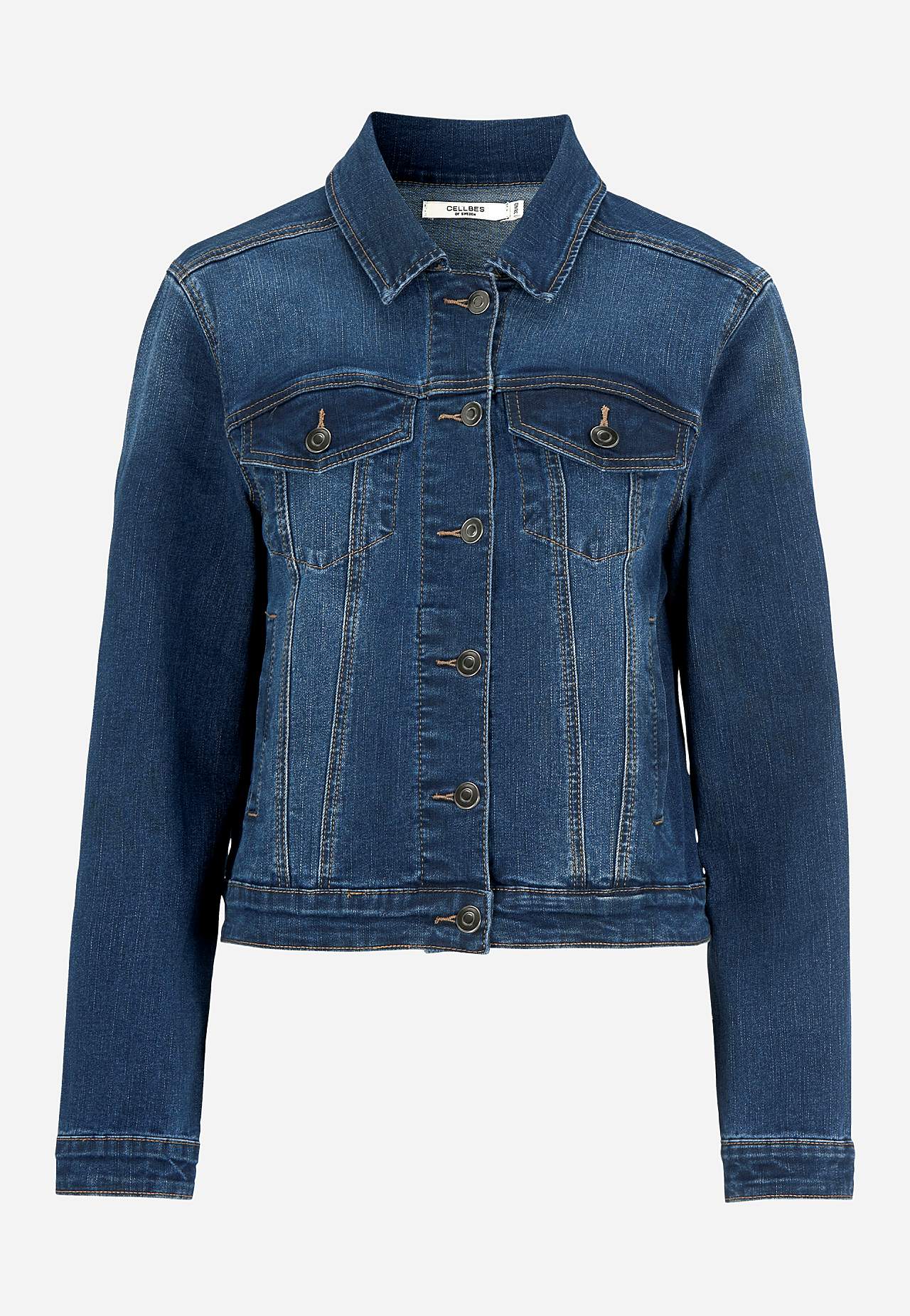 Denim jacket with stretch