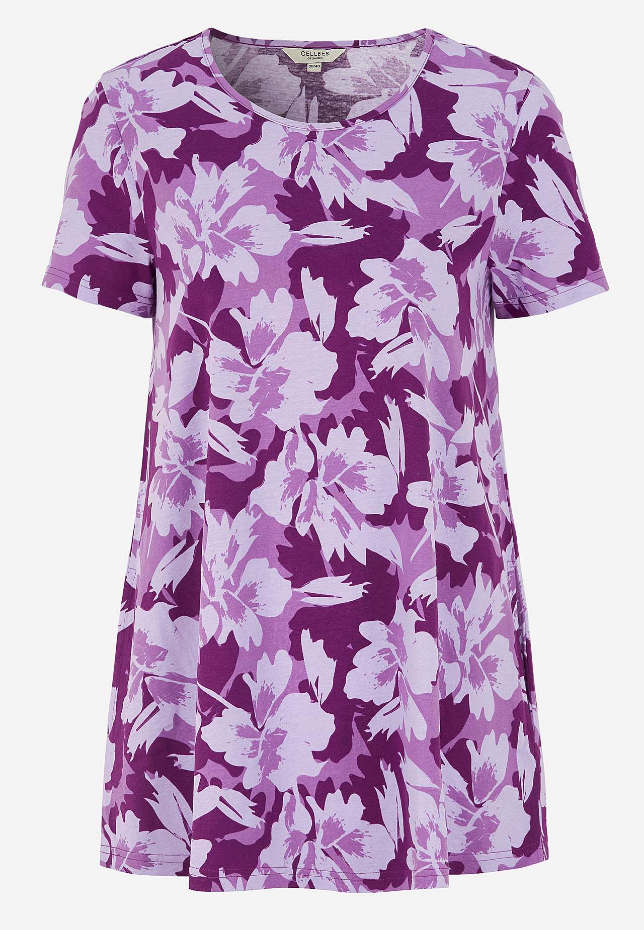 Short-sleeved jersey tuniq with pockets Beckan
