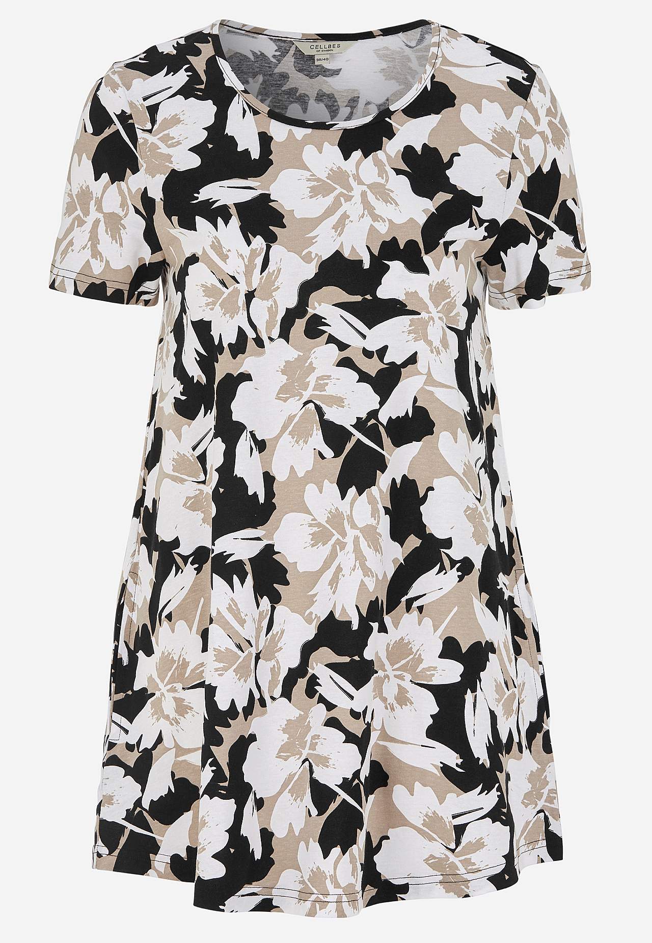 Short-sleeved jersey tuniq with pockets Beckan