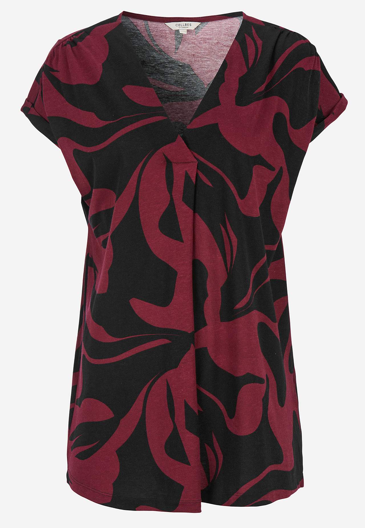 Short-sleeved jersey tuniq