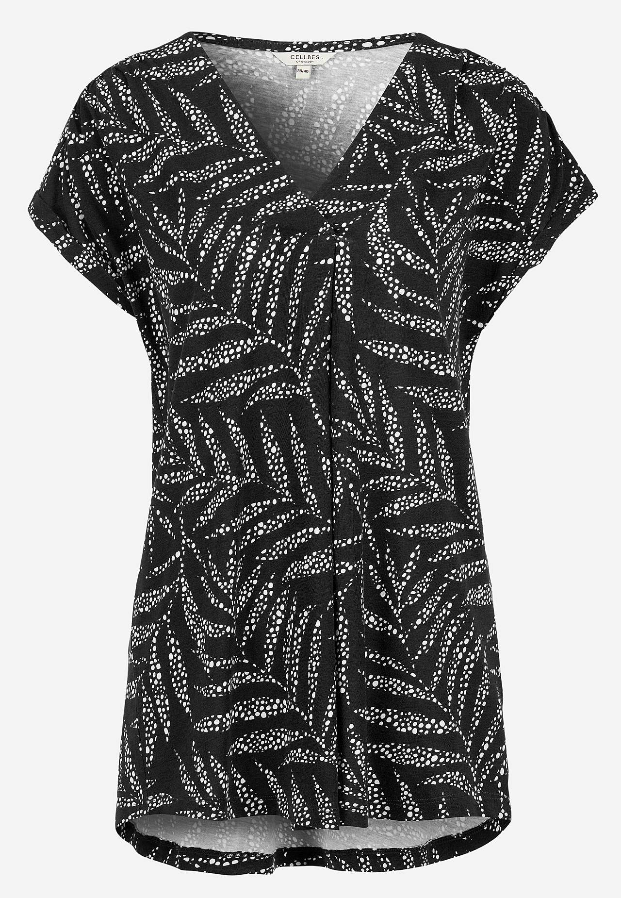 Short-sleeved jersey tuniq