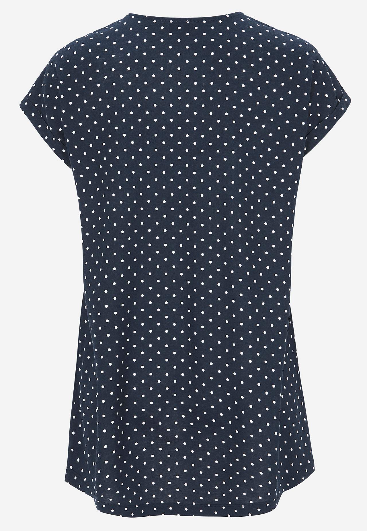 Short-sleeved jersey tuniq