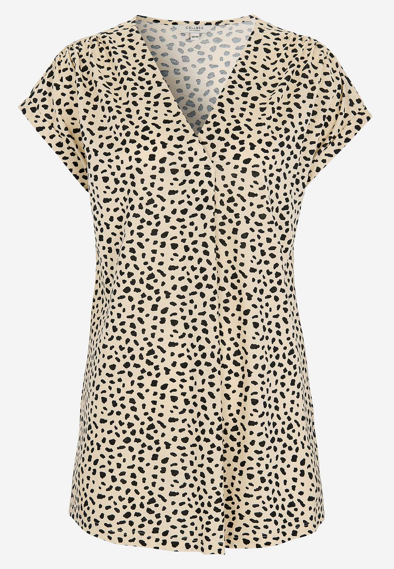 Short-sleeved jersey tuniq