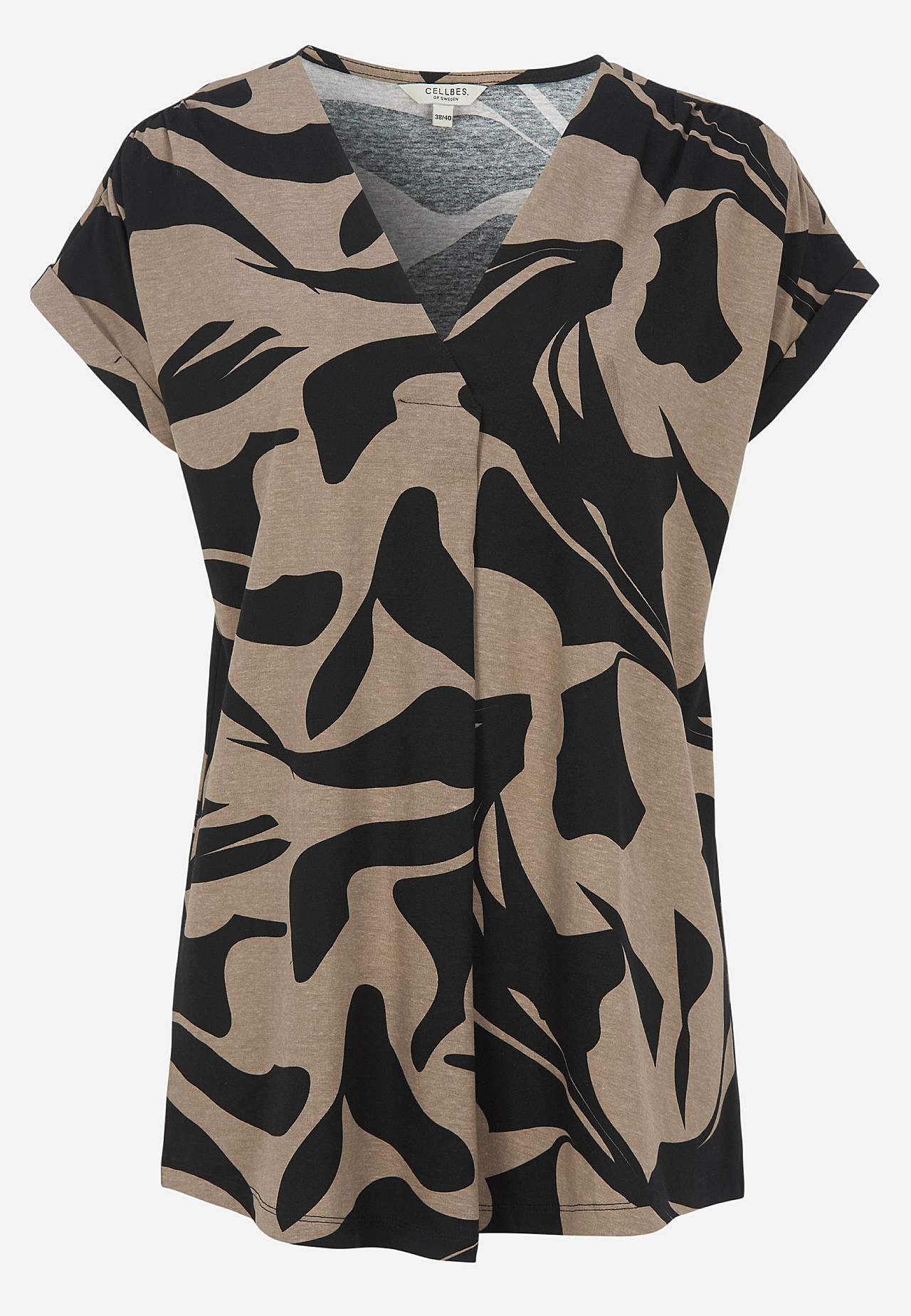 Short-sleeved jersey tuniq