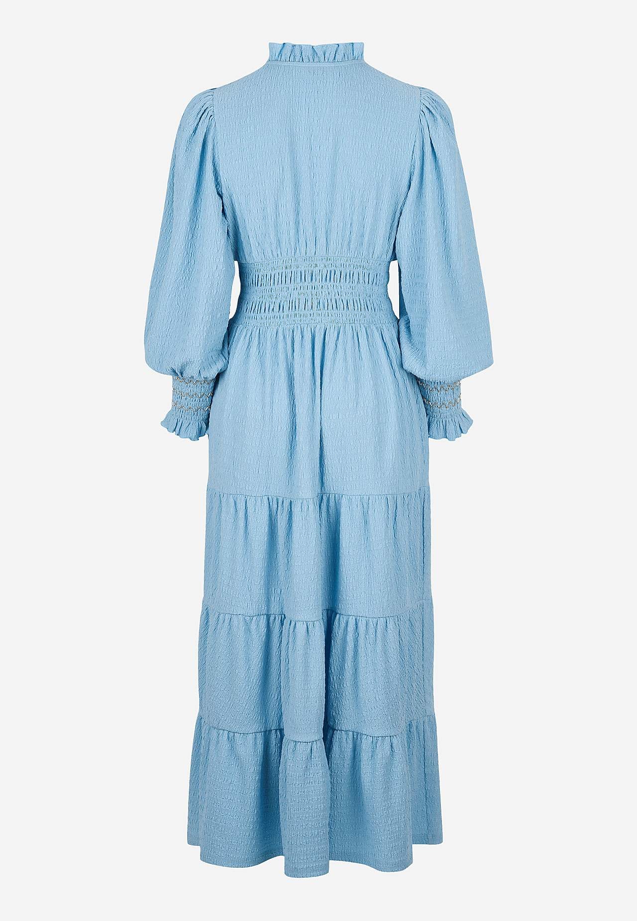 Long-sleeved maxi dress