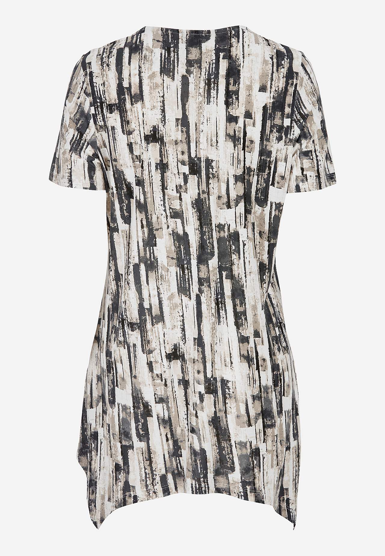 Asymmetric jersey tuniq