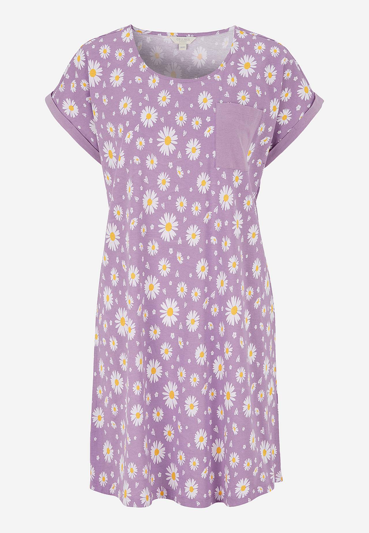 Nightdresses with chest pocket 2-pack