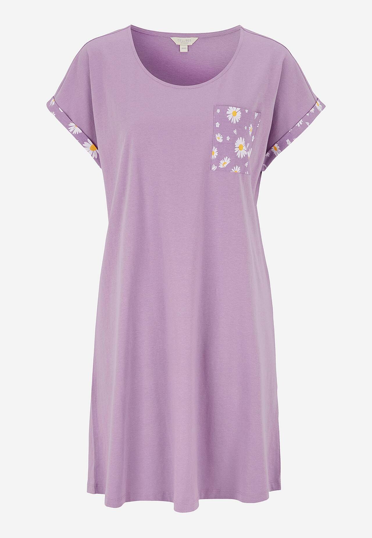 Nightdresses with chest pocket 2-pack