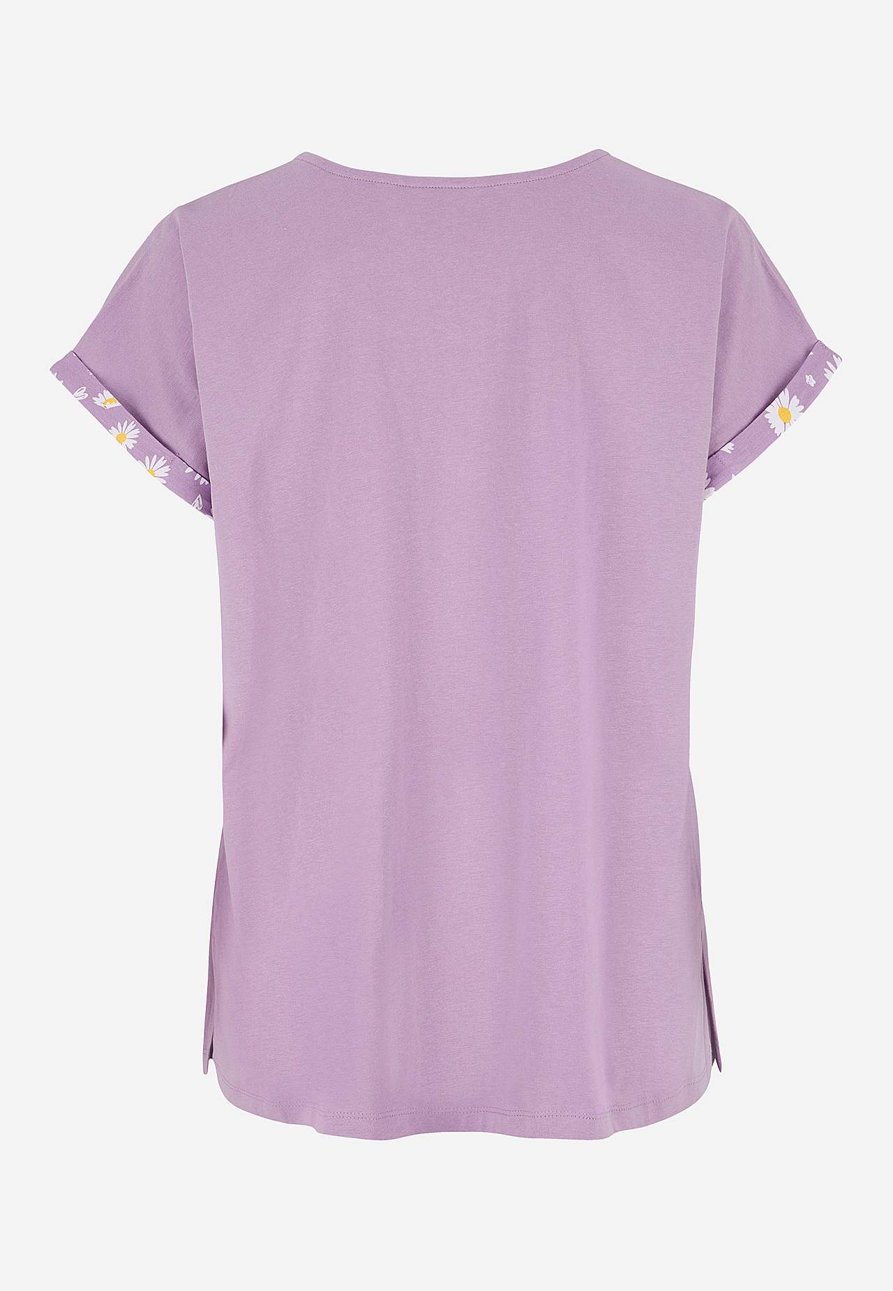 Two piece pyjamas with unicoloured upper
