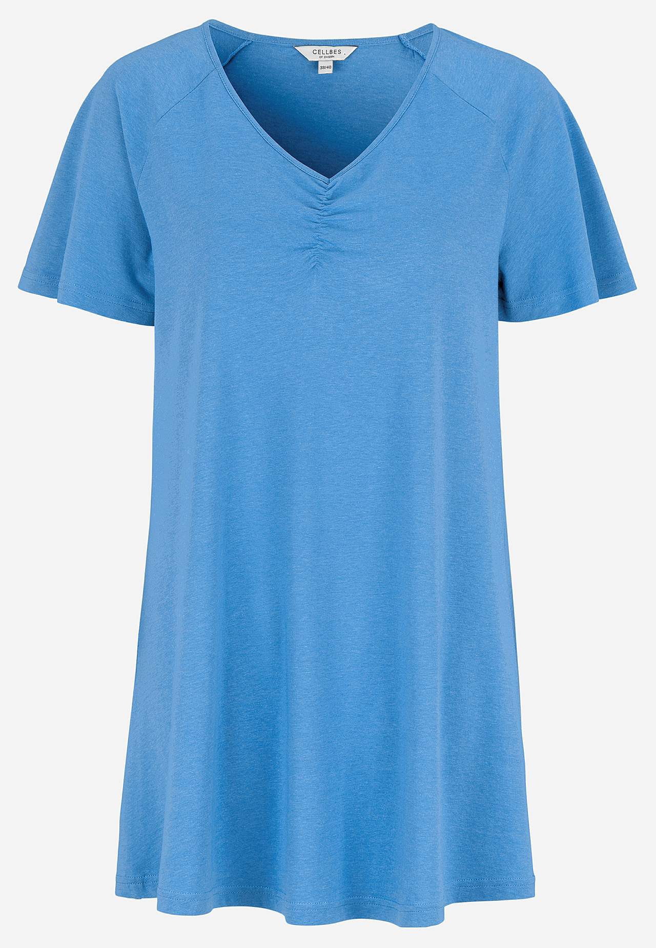 Jersey tuniq with short sleeves