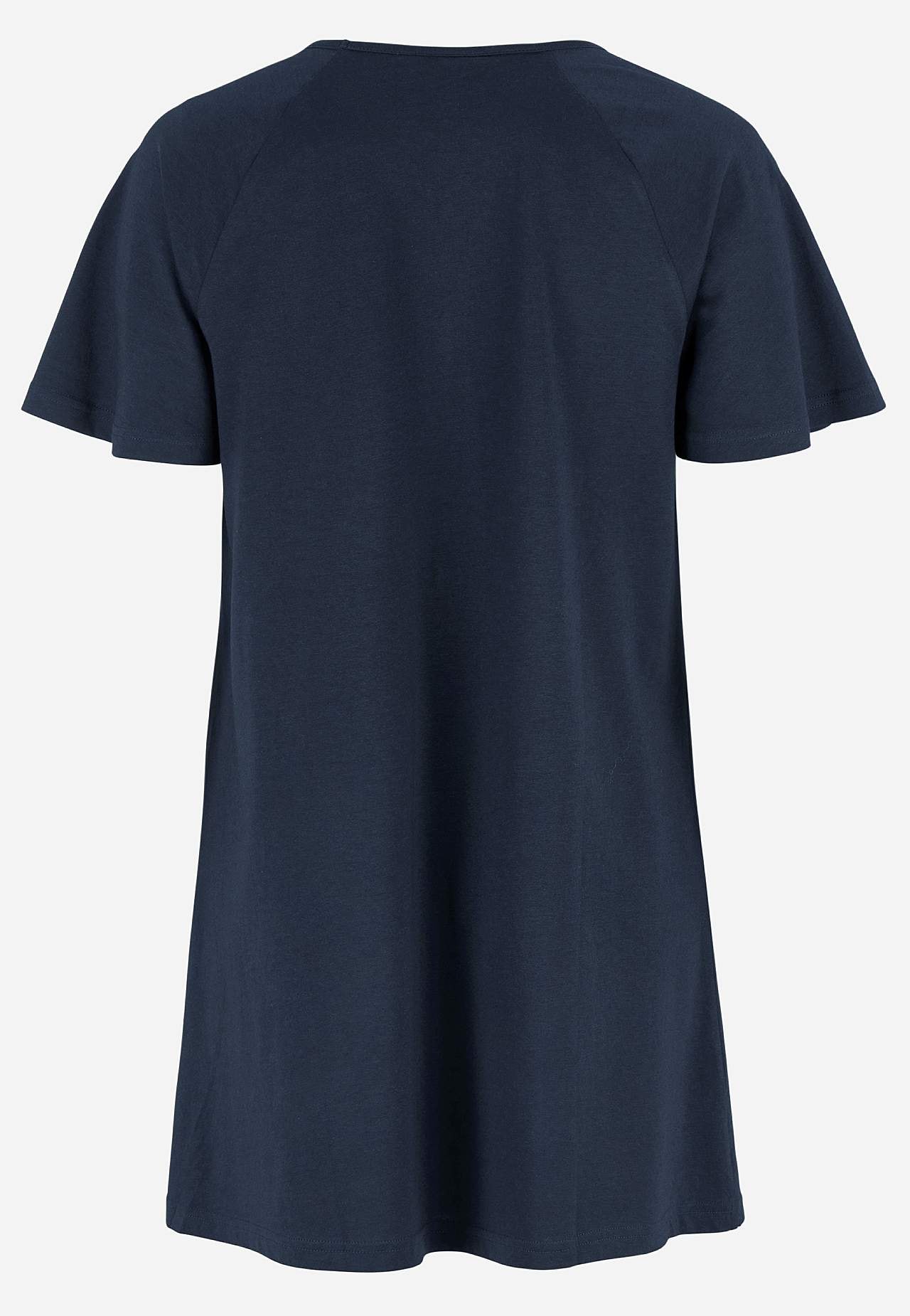 Jersey tuniq with short sleeves