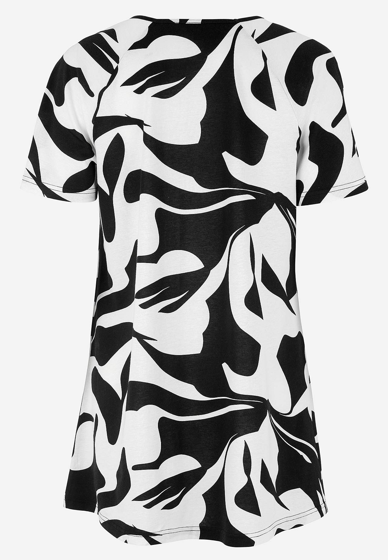 Jersey tuniq with short sleeves
