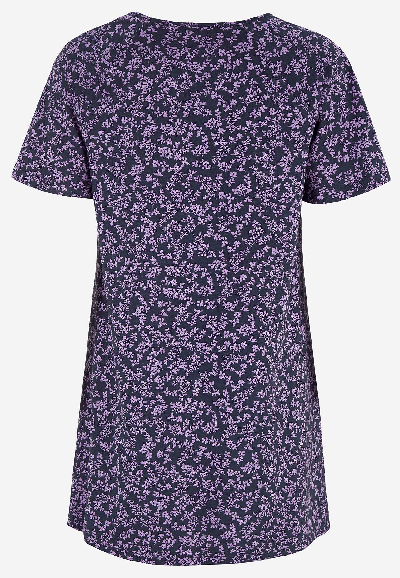 Jersey tuniq with short sleeves