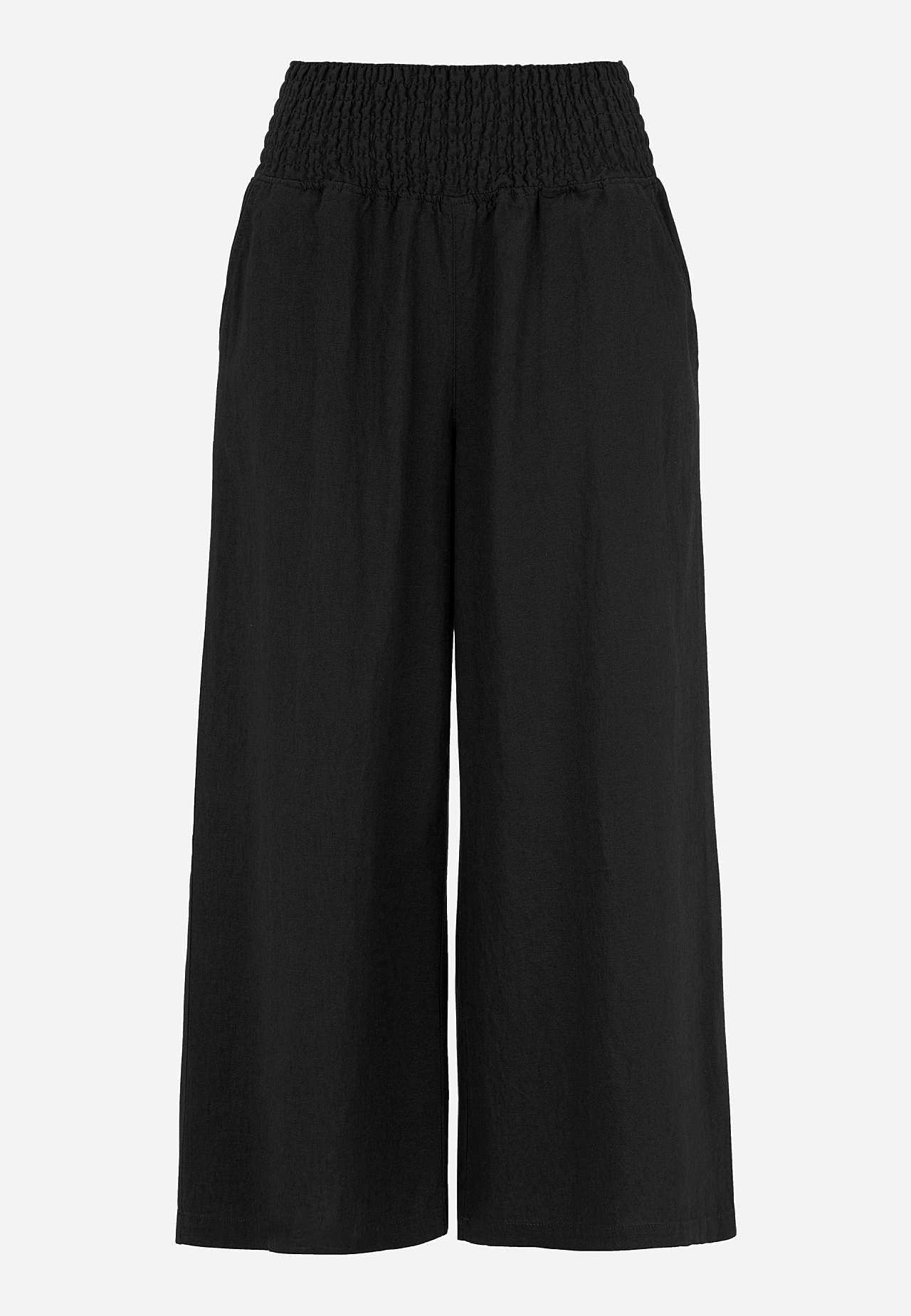 Culotte trousers in linen mix Lisette