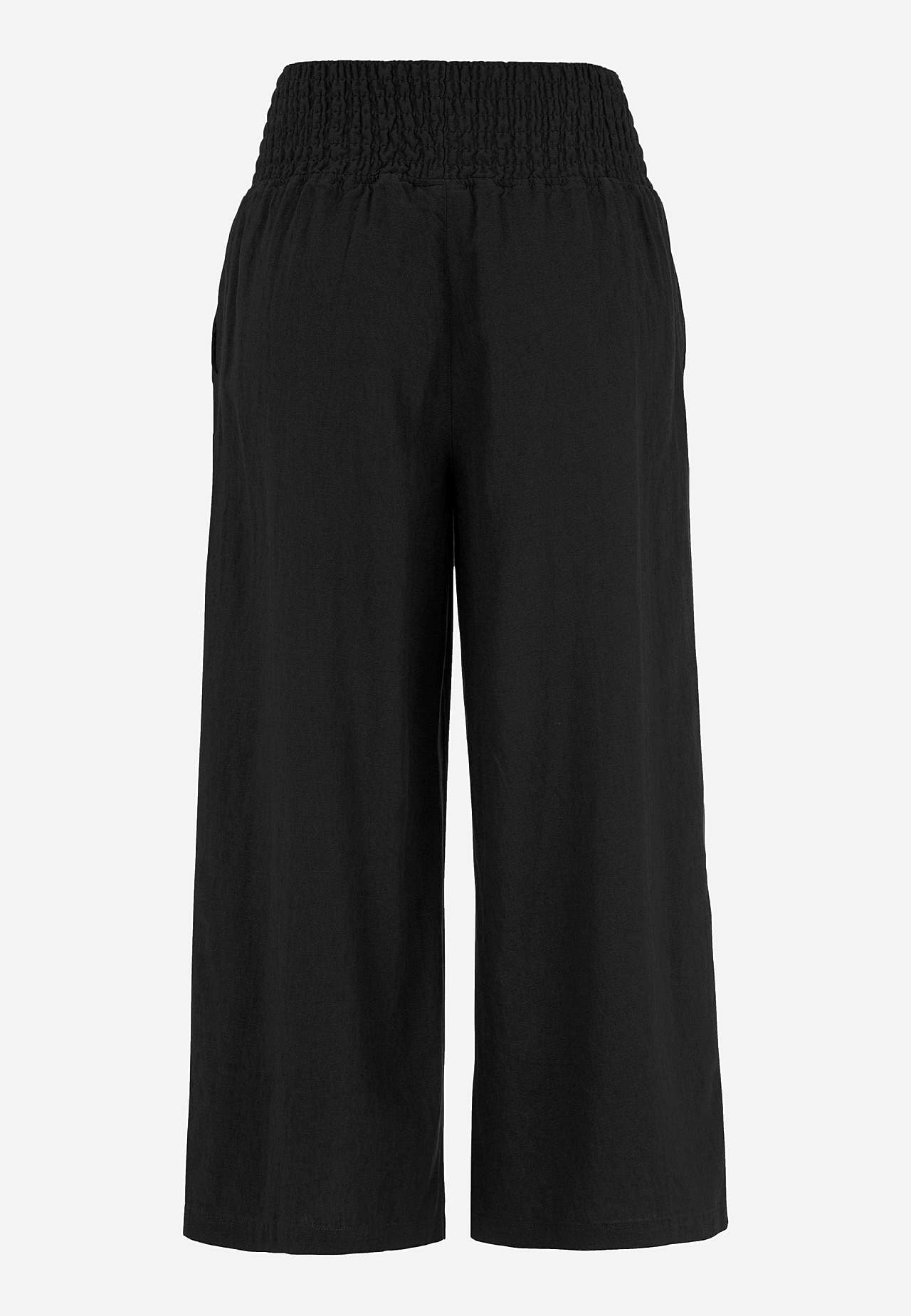 Culotte trousers in linen mix Lisette