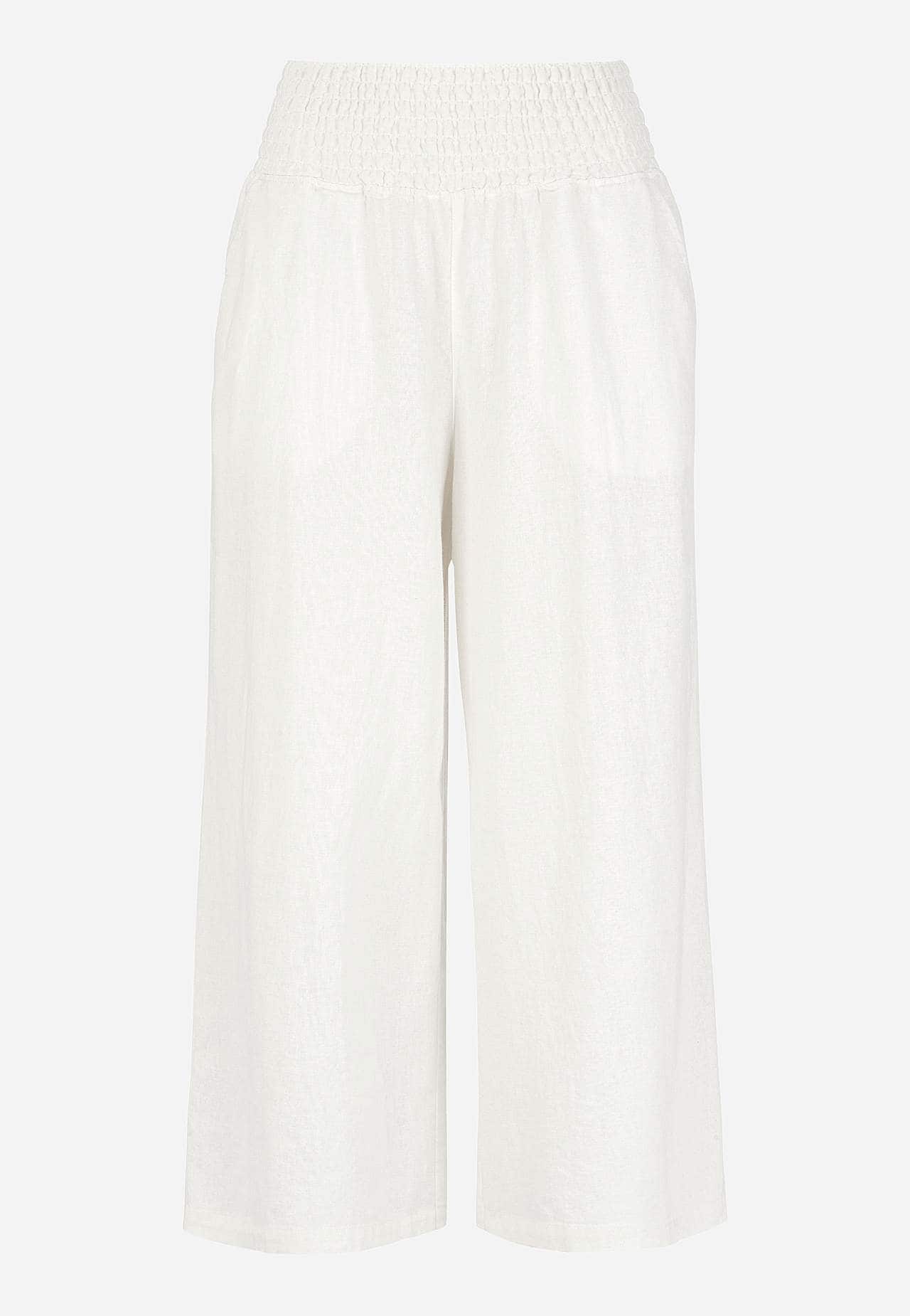 Culotte trousers in linen mix Lisette
