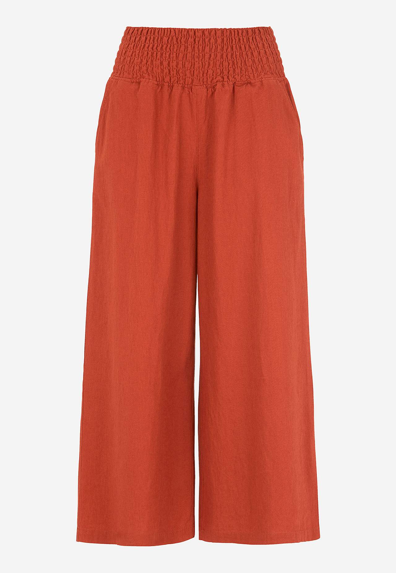 Culotte trousers in linen mix Lisette