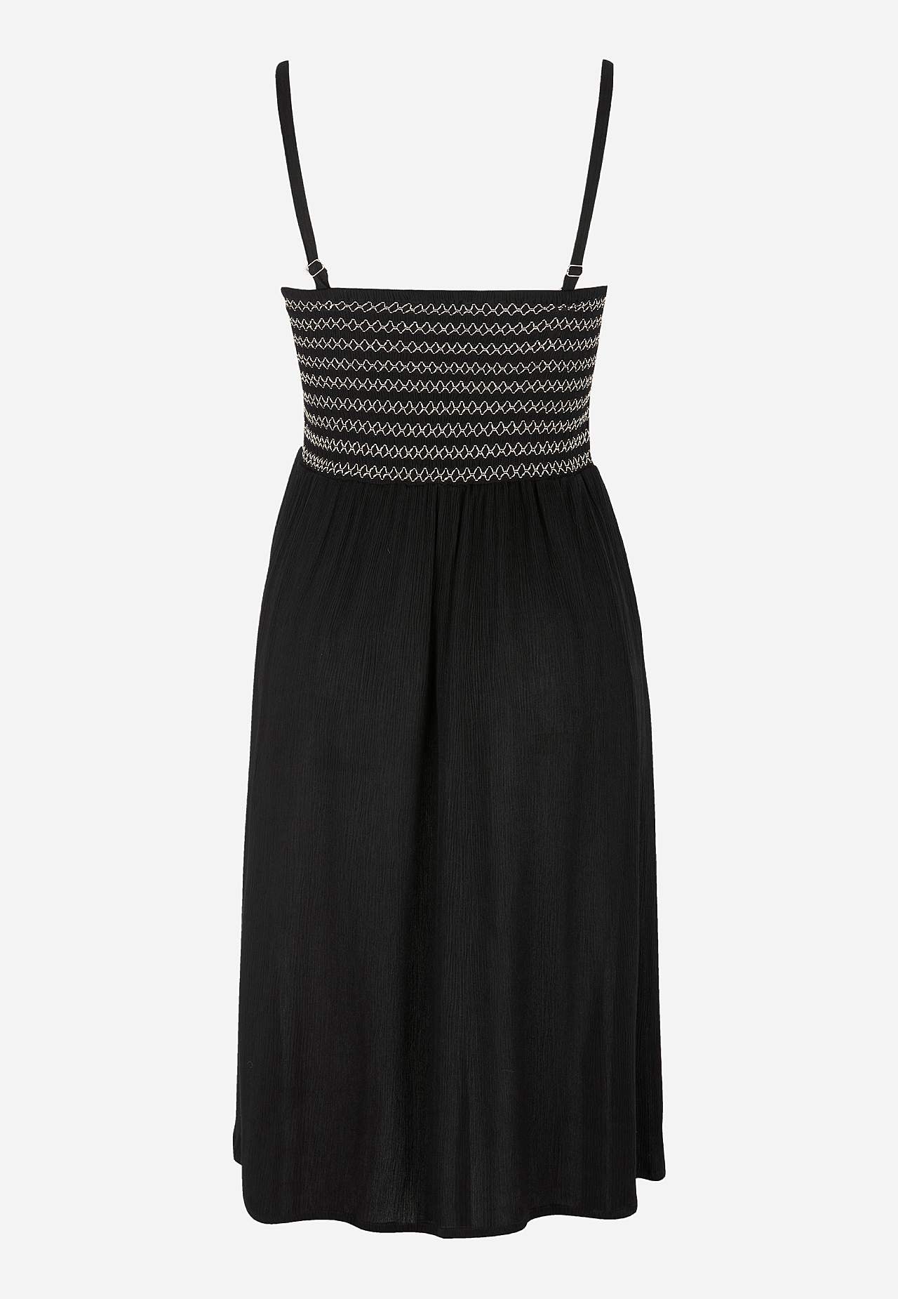 Dress with smocking