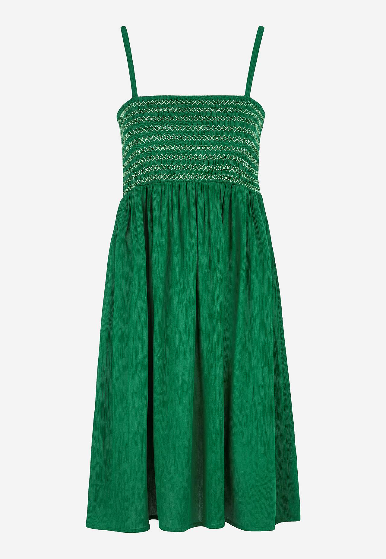 Dress with smocking