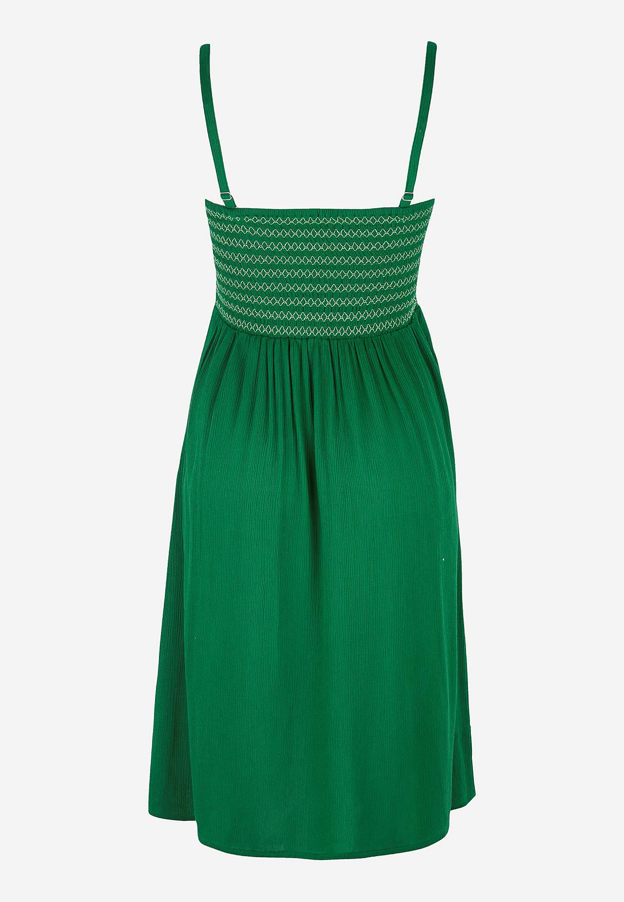 Dress with smocking