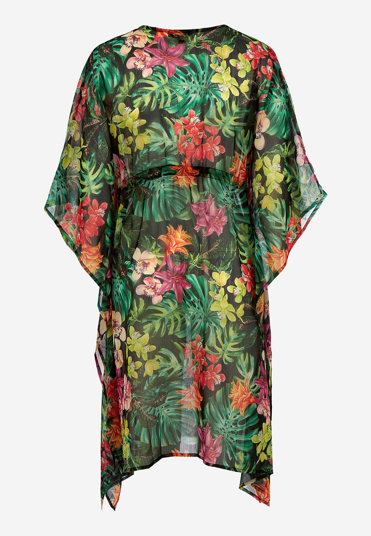 Patterned beach caftan