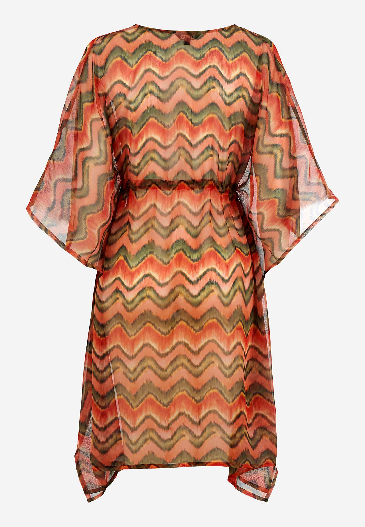 Patterned beach caftan