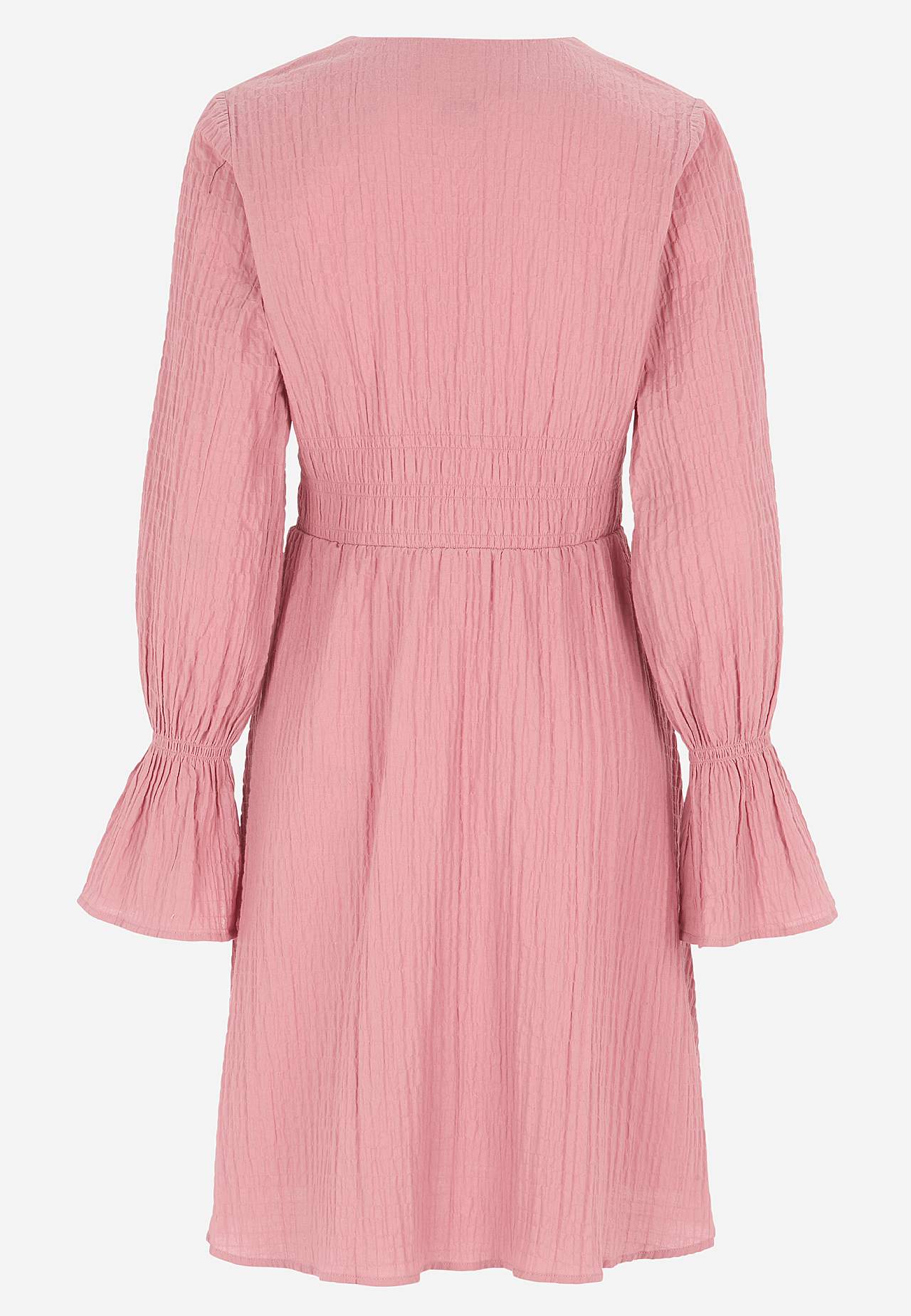 Long-sleeved dress with knot details Trieste