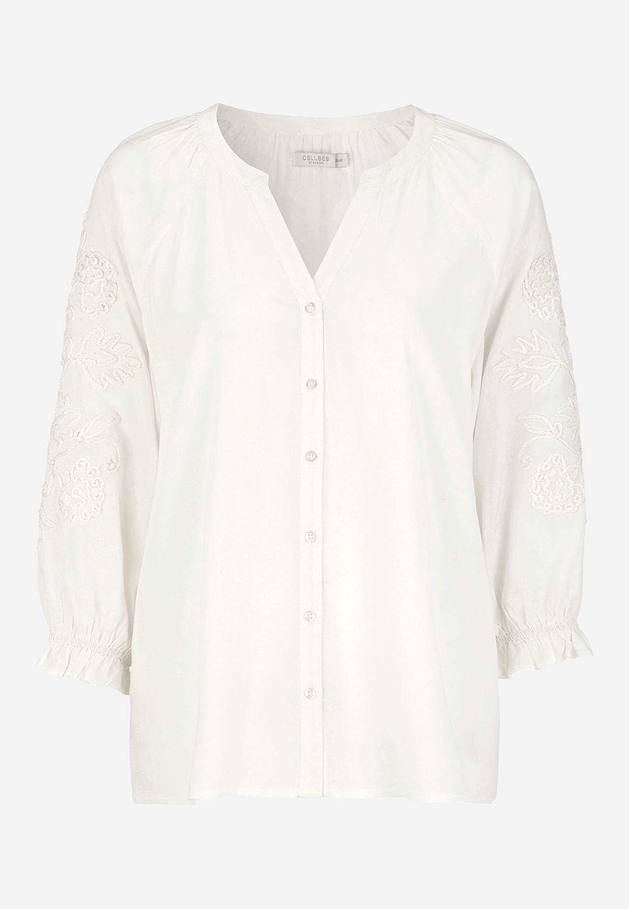 Blouse with embroidery