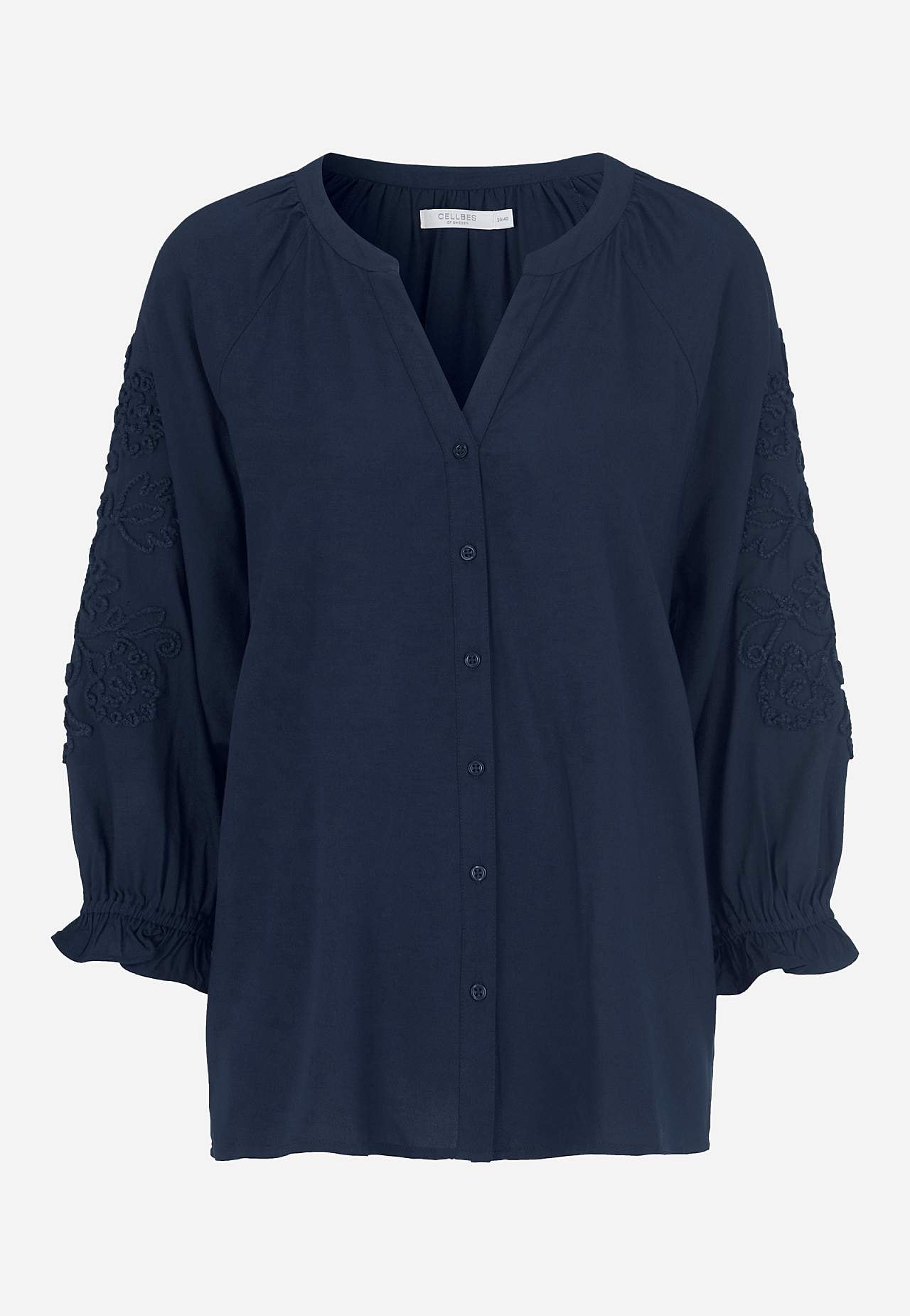 Blouse with embroidery