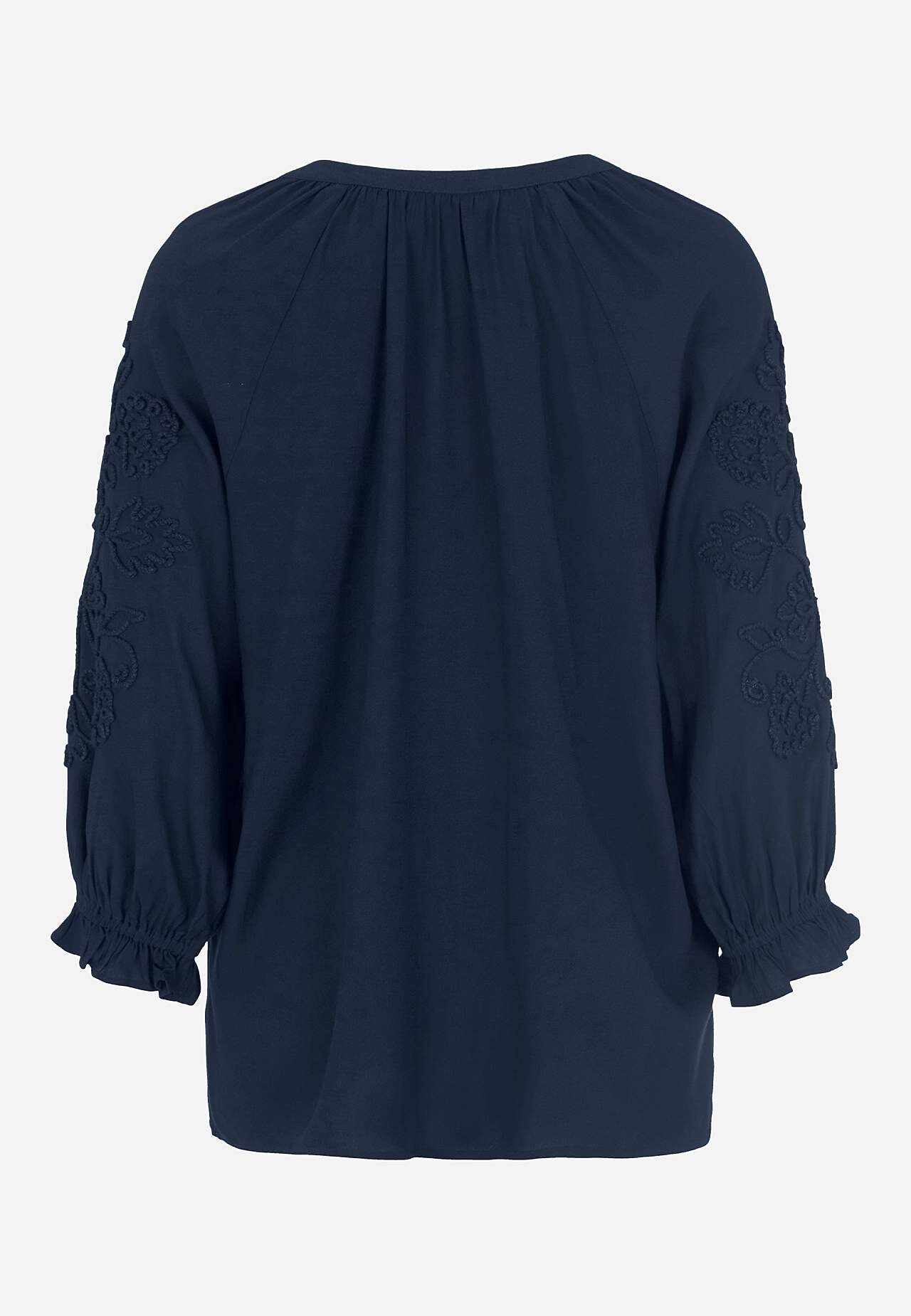 Blouse with embroidery