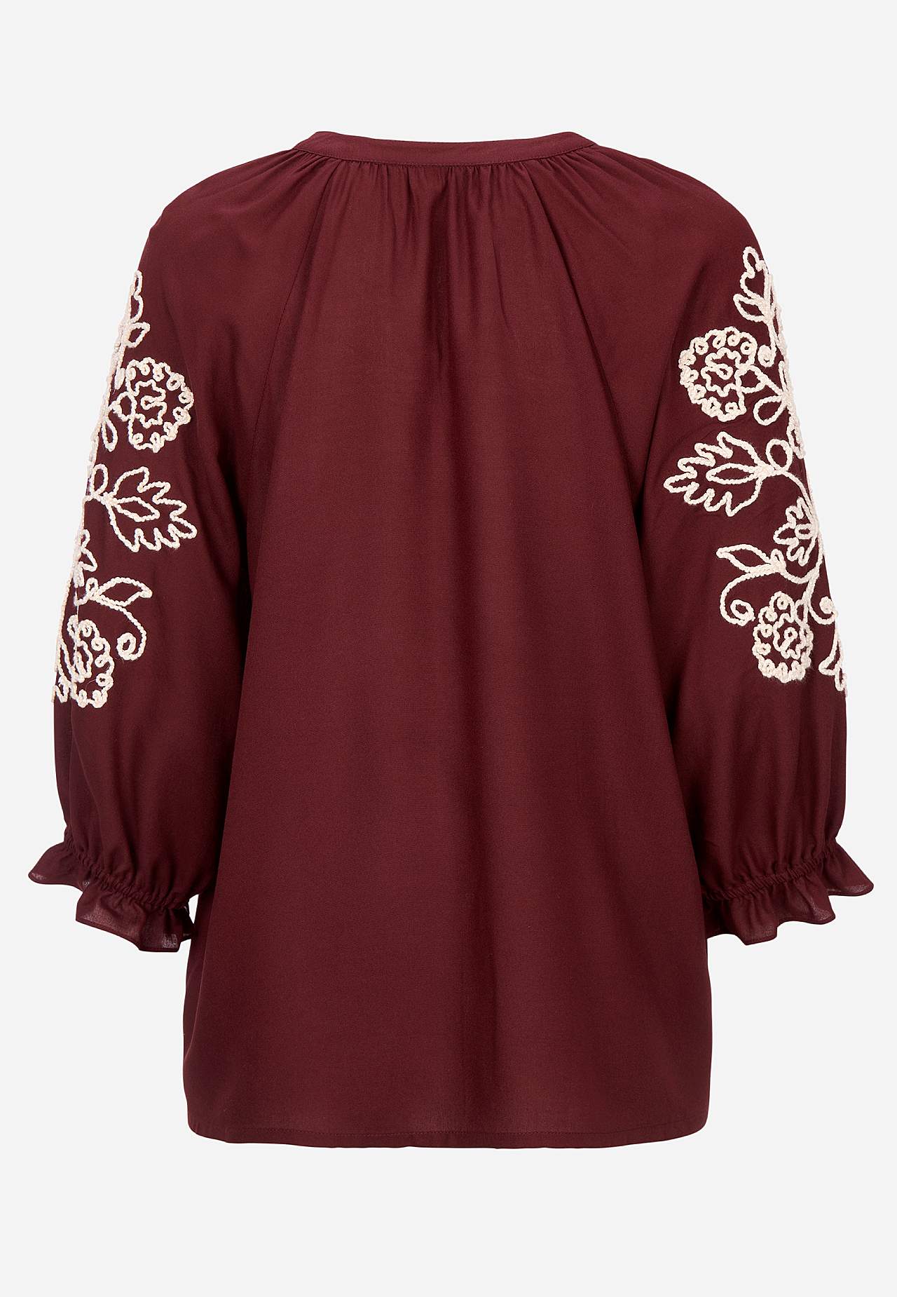 Blouse with embroidery