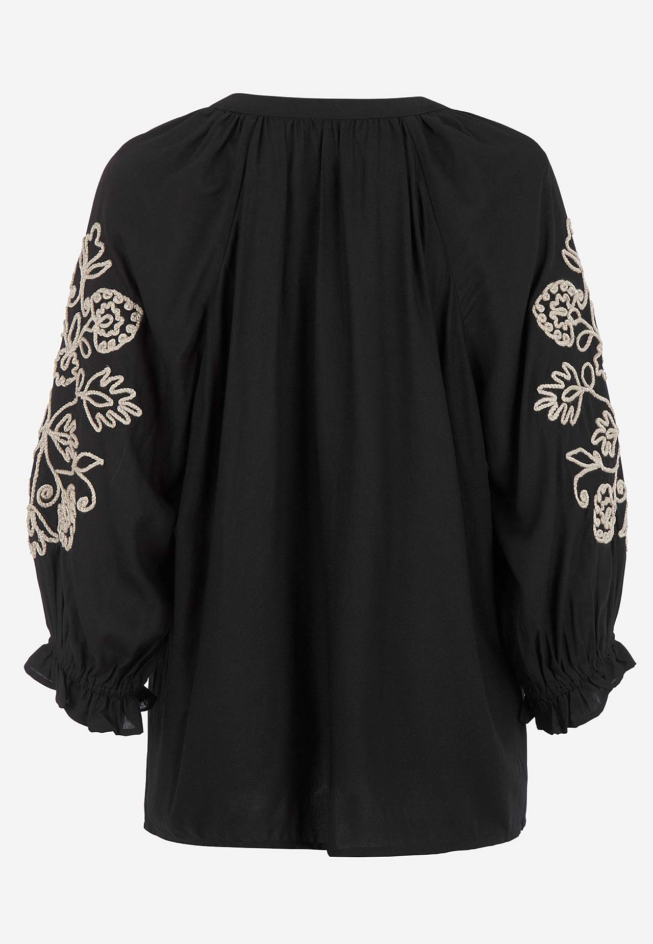 Blouse with embroidery