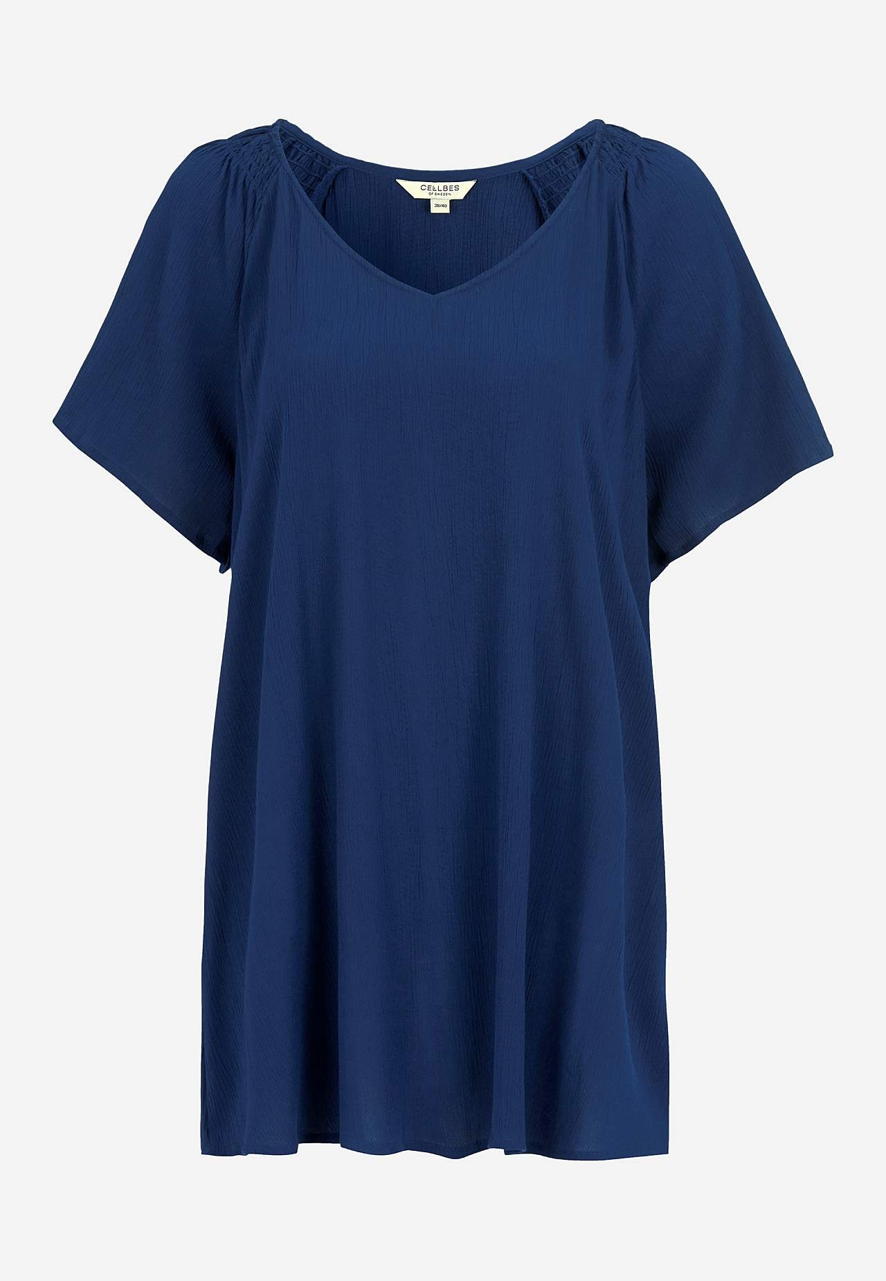 Tunic in viscose crepe