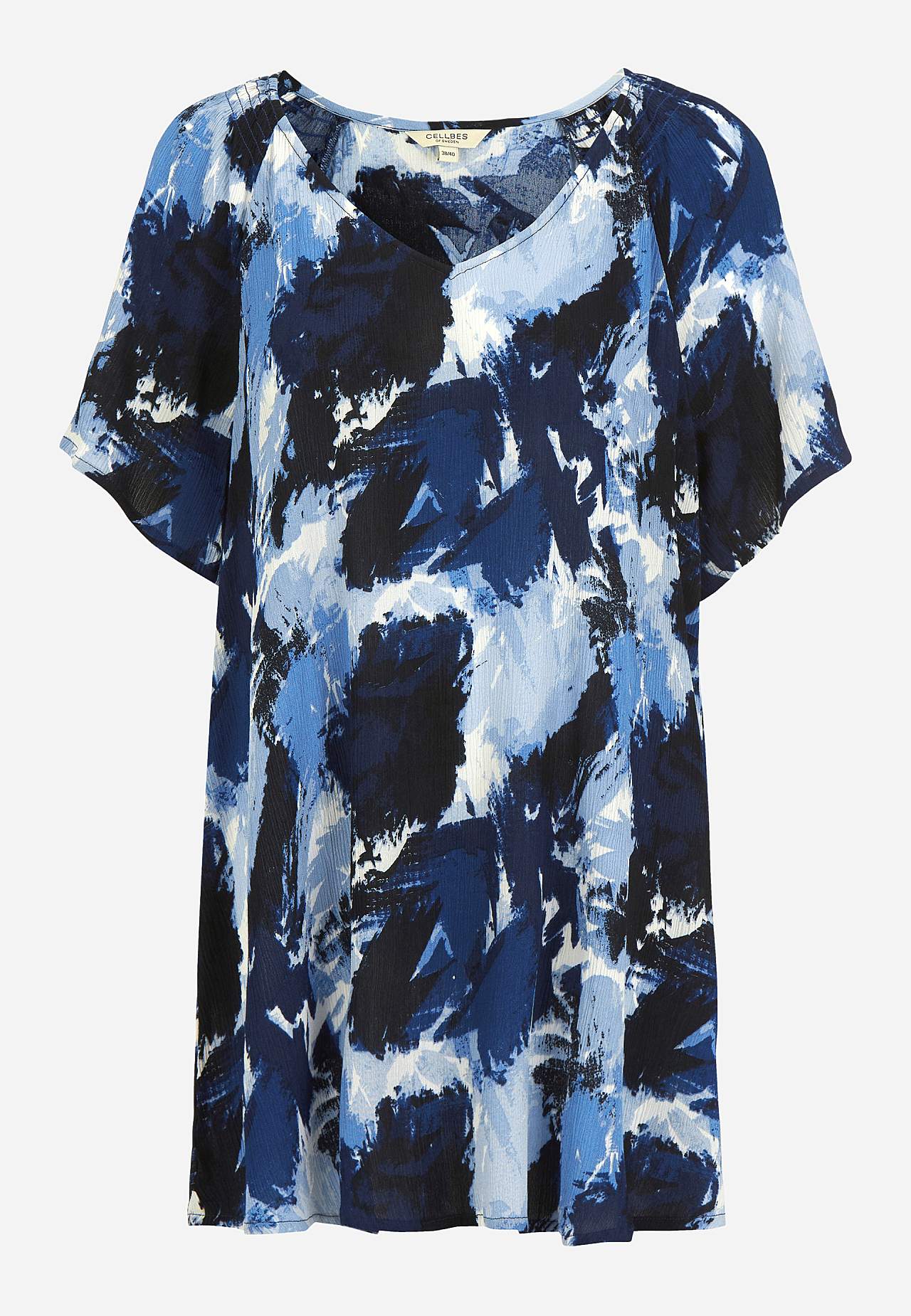 Tunic in viscose crepe