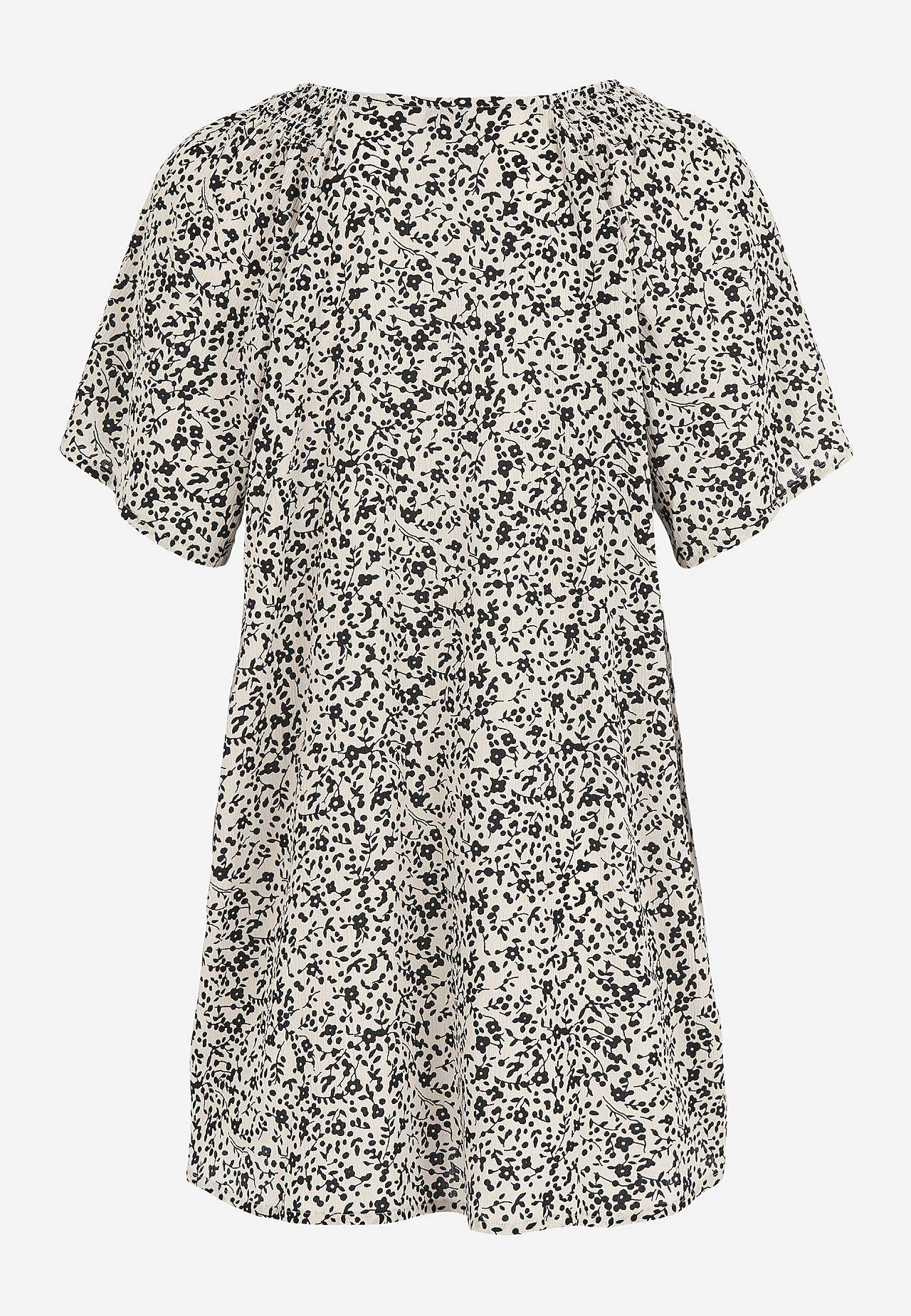 Tunic in viscose crepe