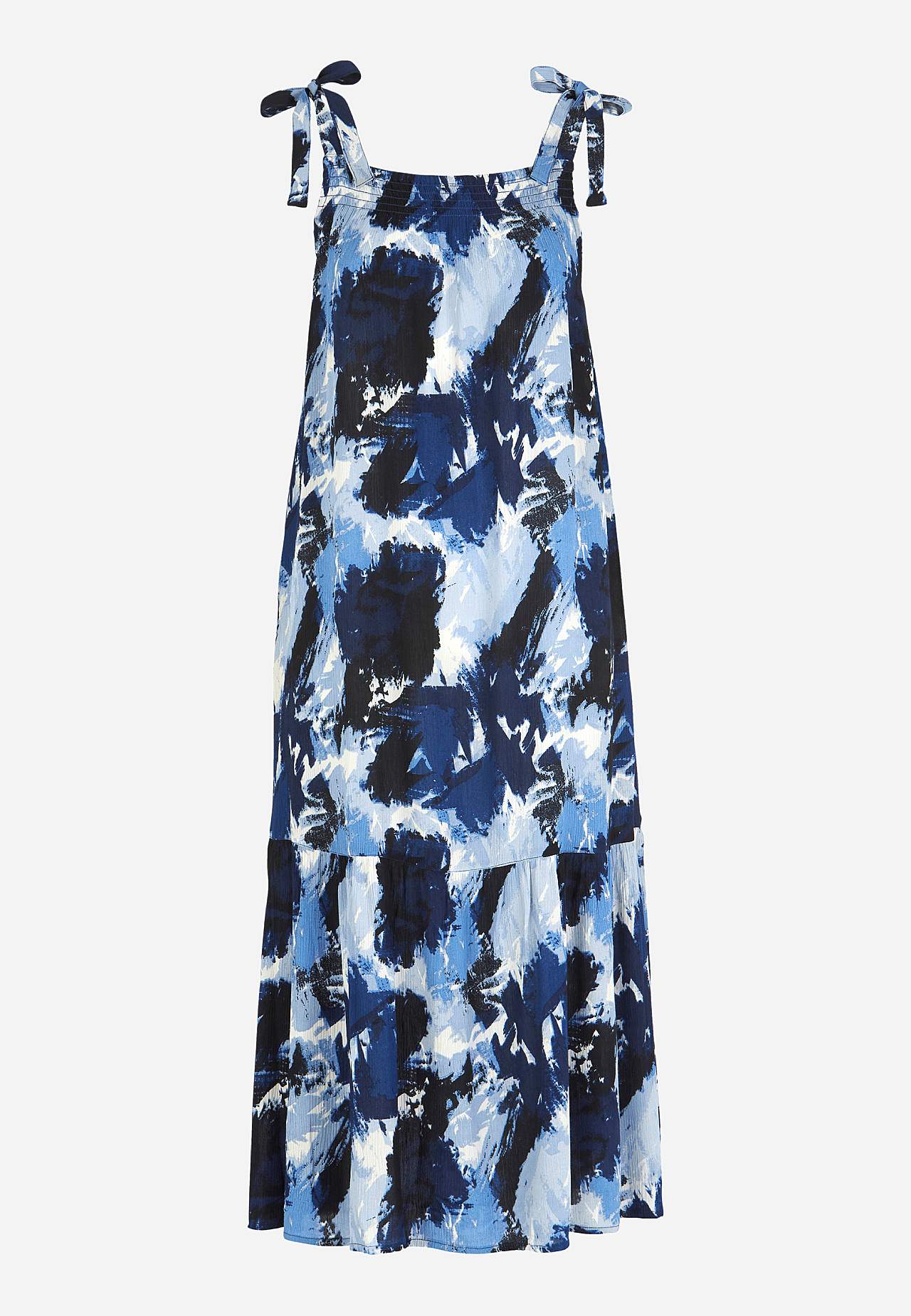 Sleeveless ruffle dress