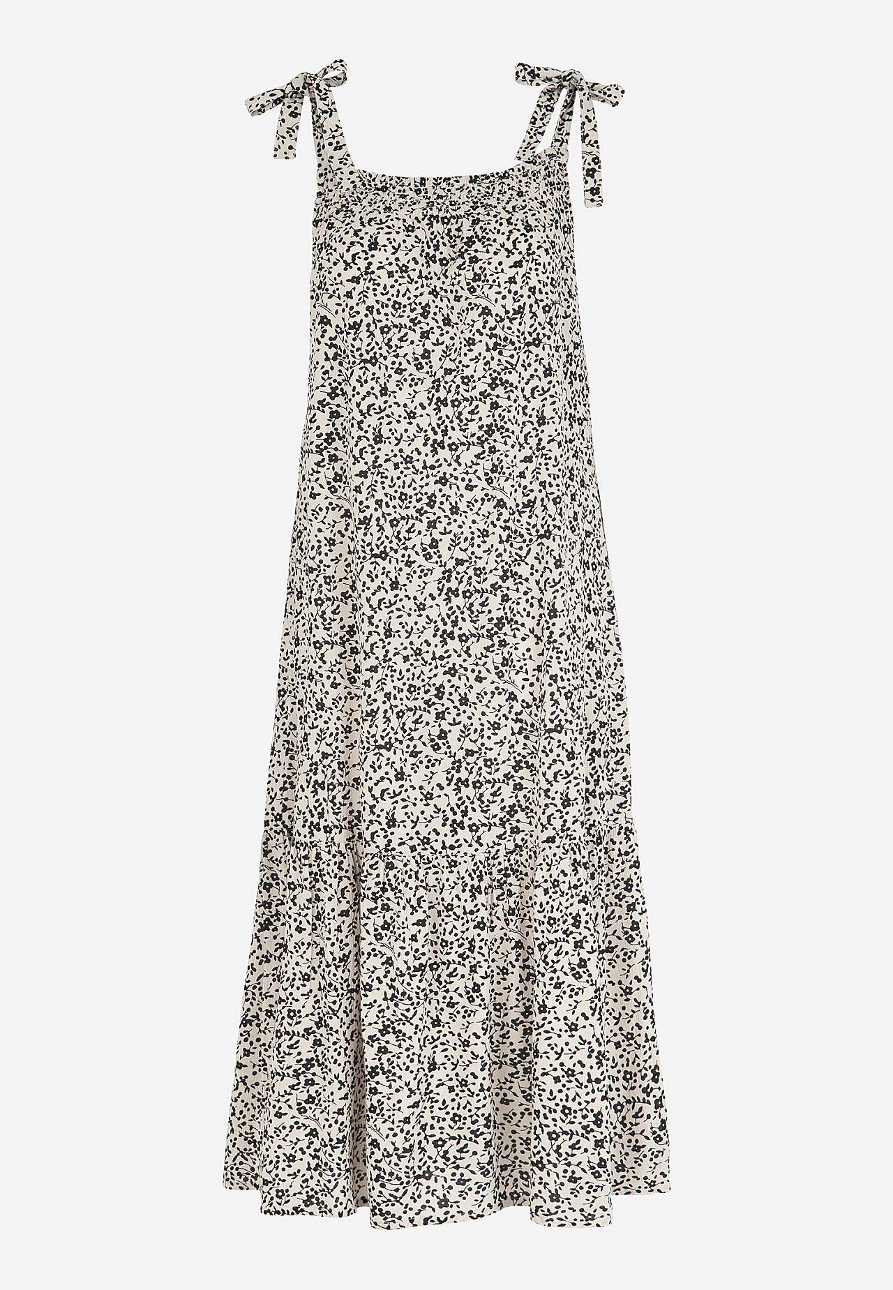 Sleeveless ruffle dress