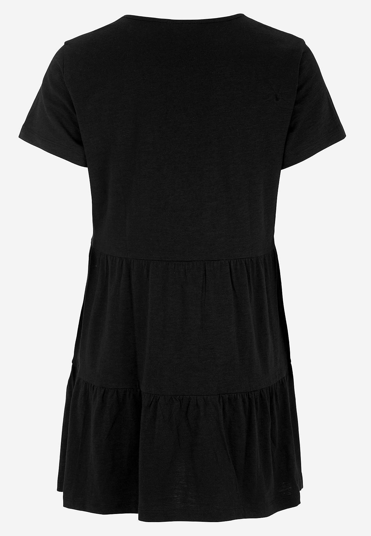Jersey tuniq with frill Viola