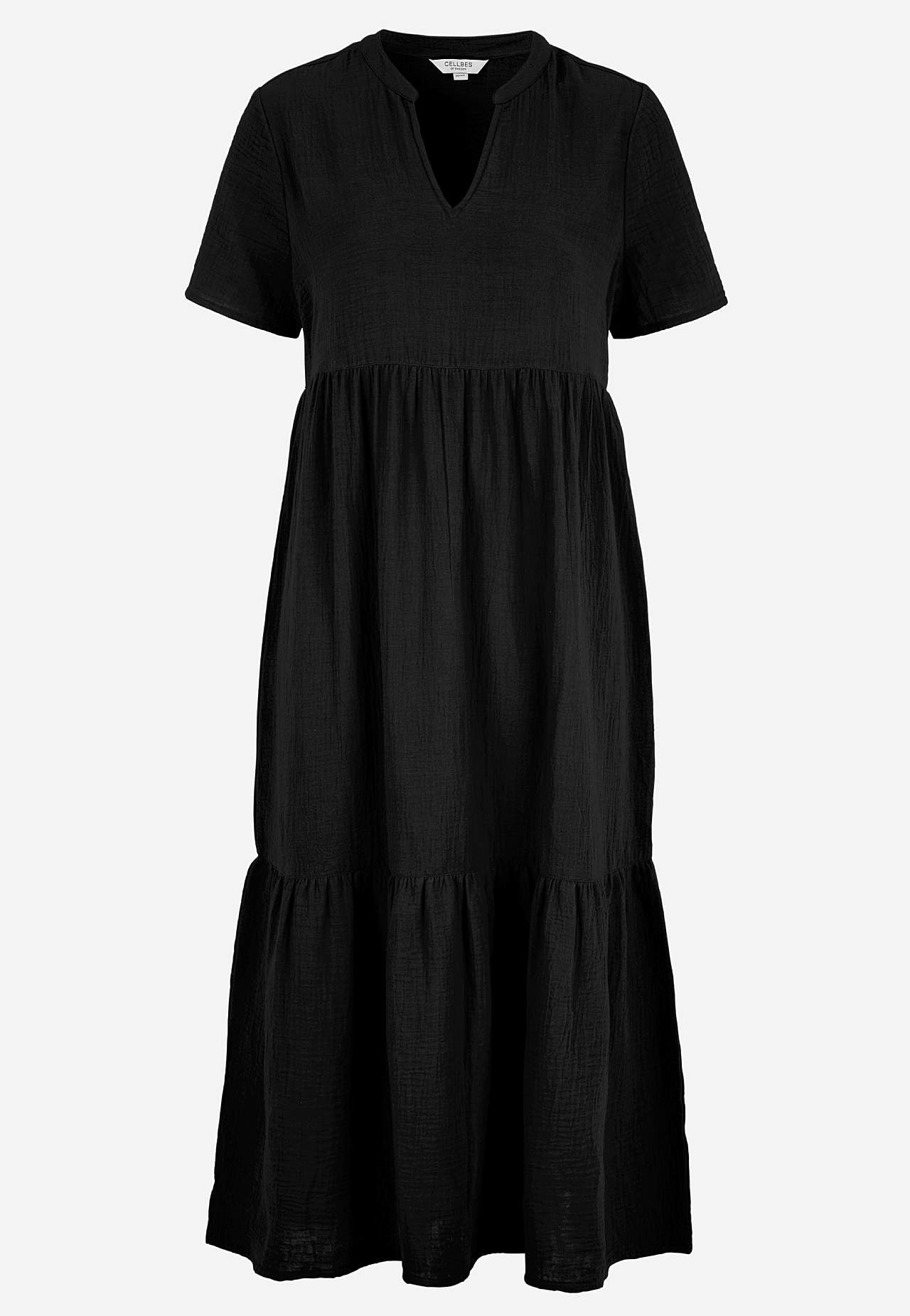 Dress in crinkled cotton Patricia