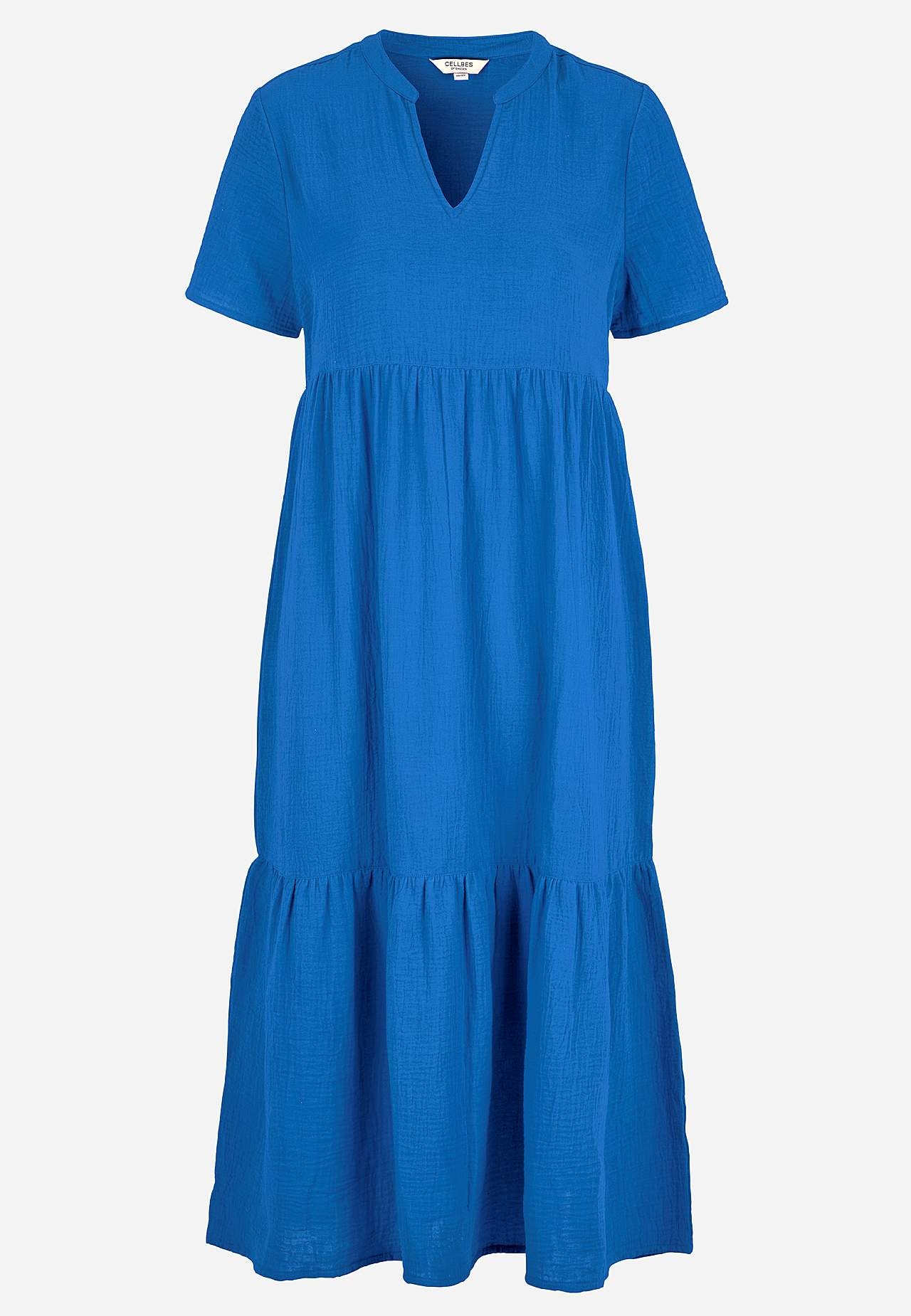 Dress in crinkled cotton Patricia